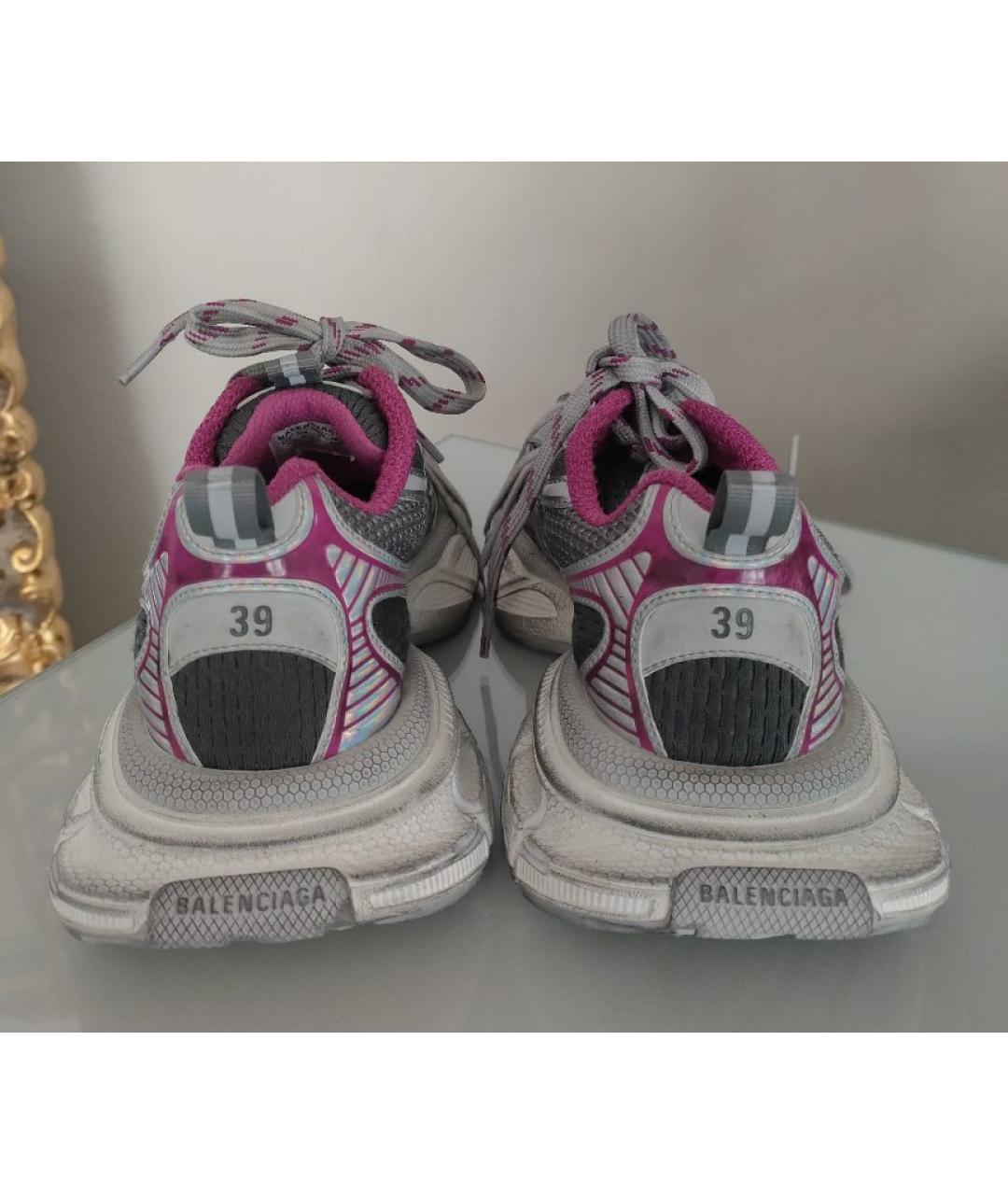 BALENCIAGA Серые кроссовки, фото 4