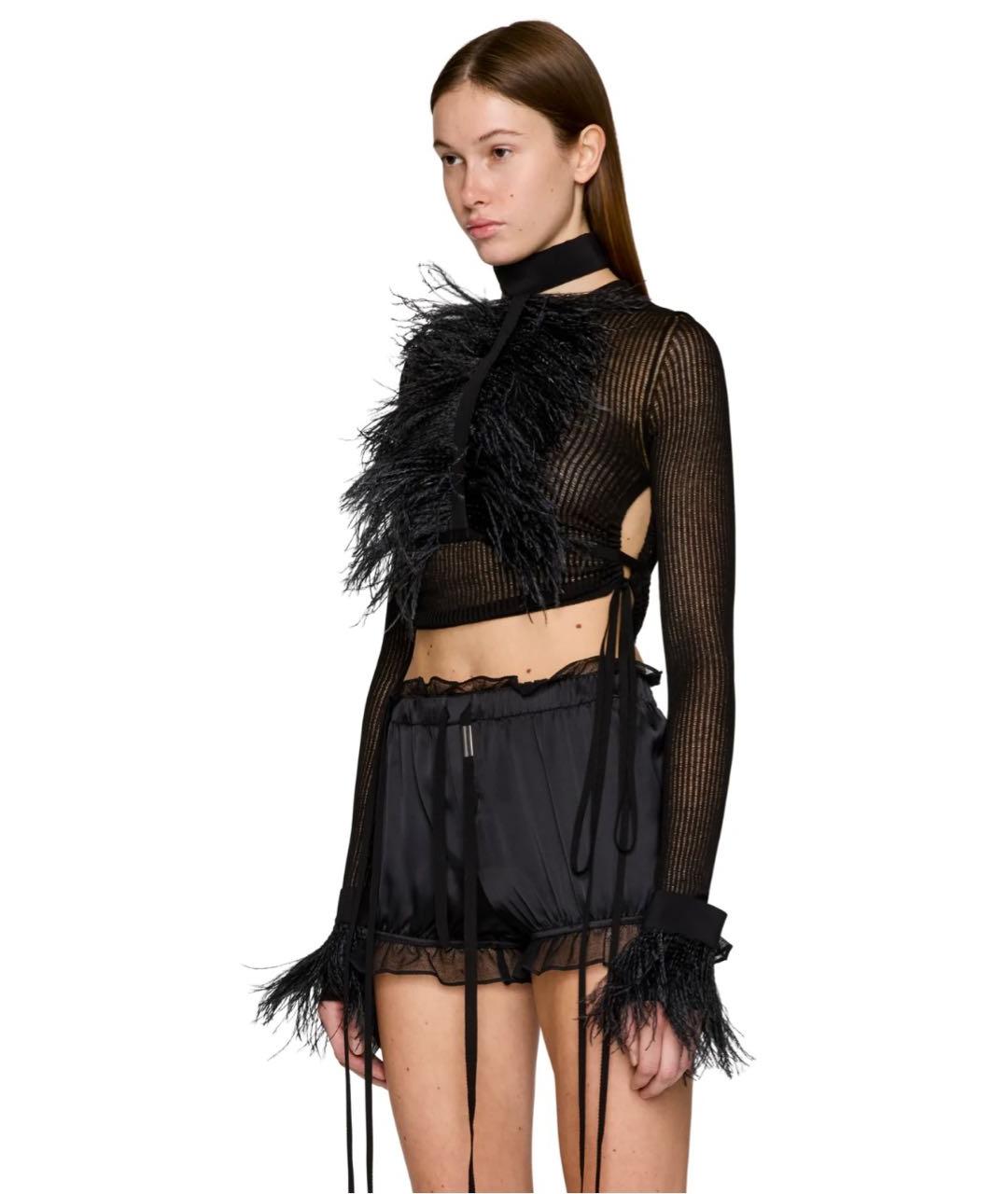 ANN DEMEULEMEESTER Черный воротник, фото 3