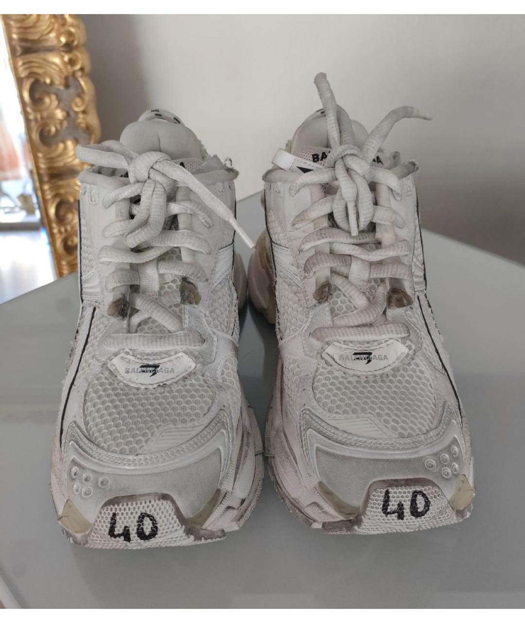 BALENCIAGA Белые кроссовки, фото 2