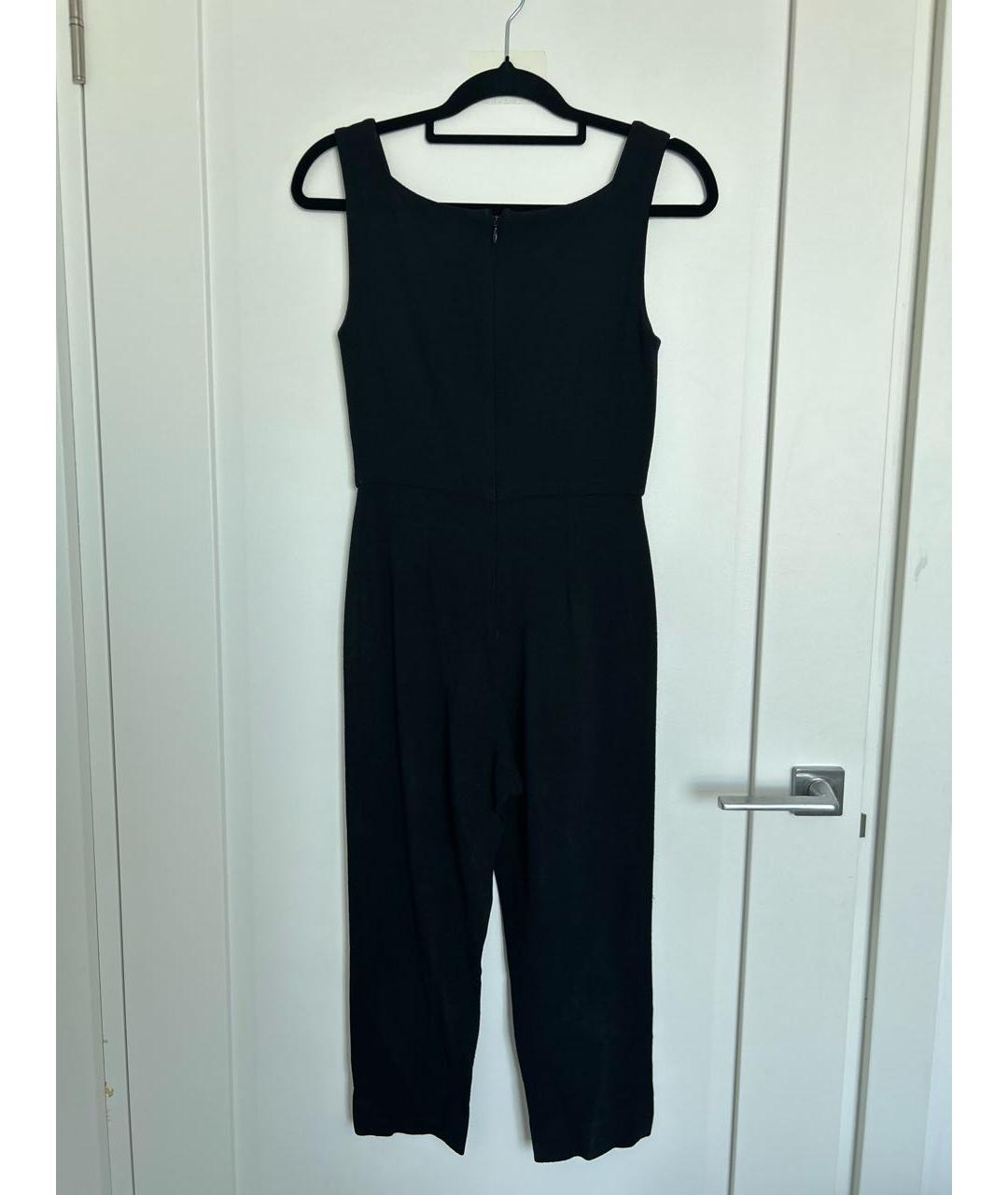 CHANEL Черный вискозный комбинезон, фото 3