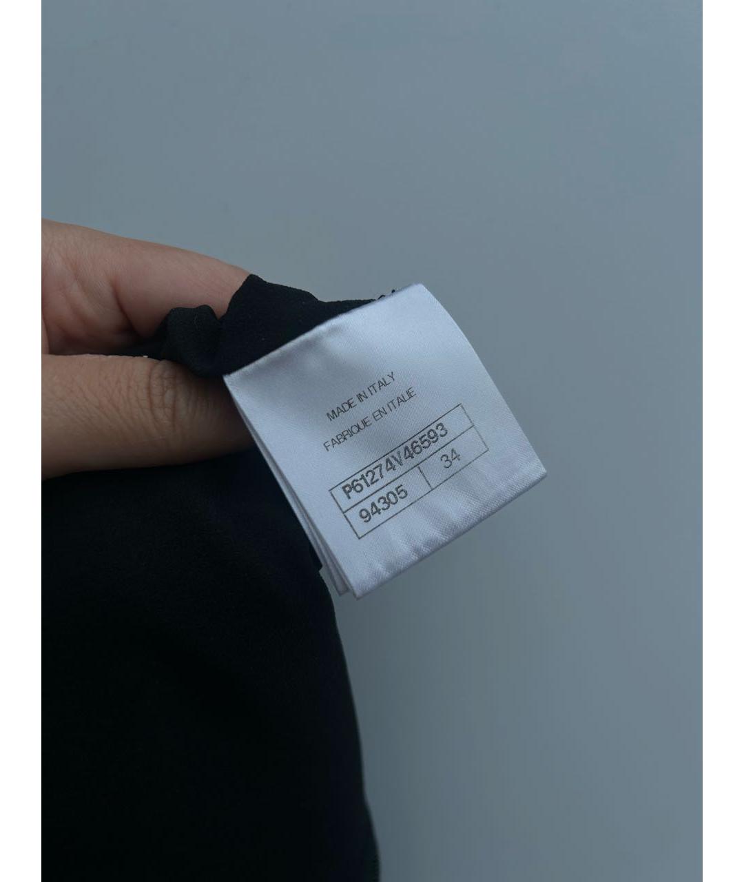 CHANEL Черный вискозный комбинезон, фото 7