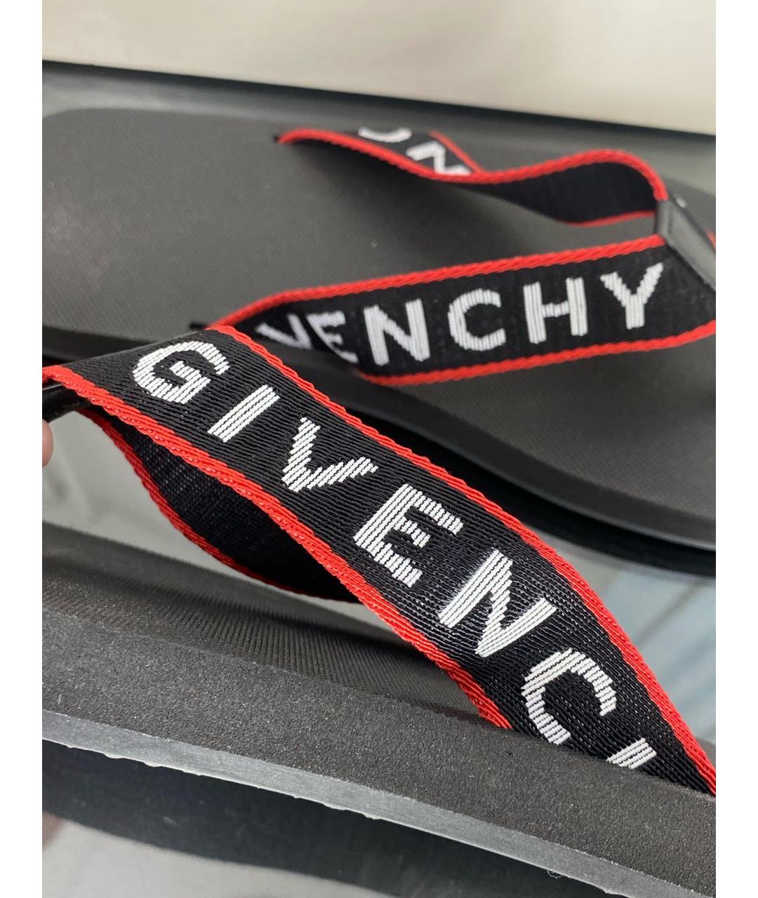 GIVENCHY Черные шлепанцы, фото 7