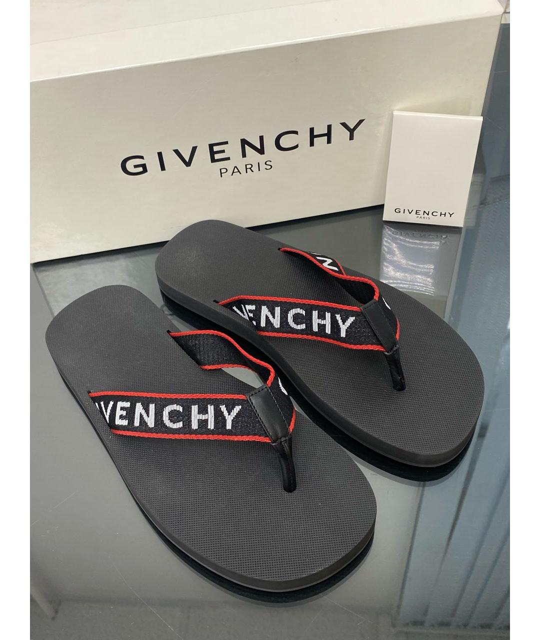 GIVENCHY Черные шлепанцы, фото 3