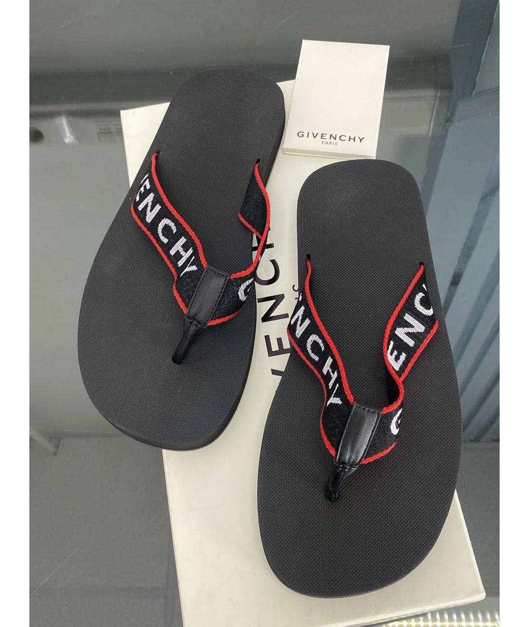 GIVENCHY Черные шлепанцы, фото 2