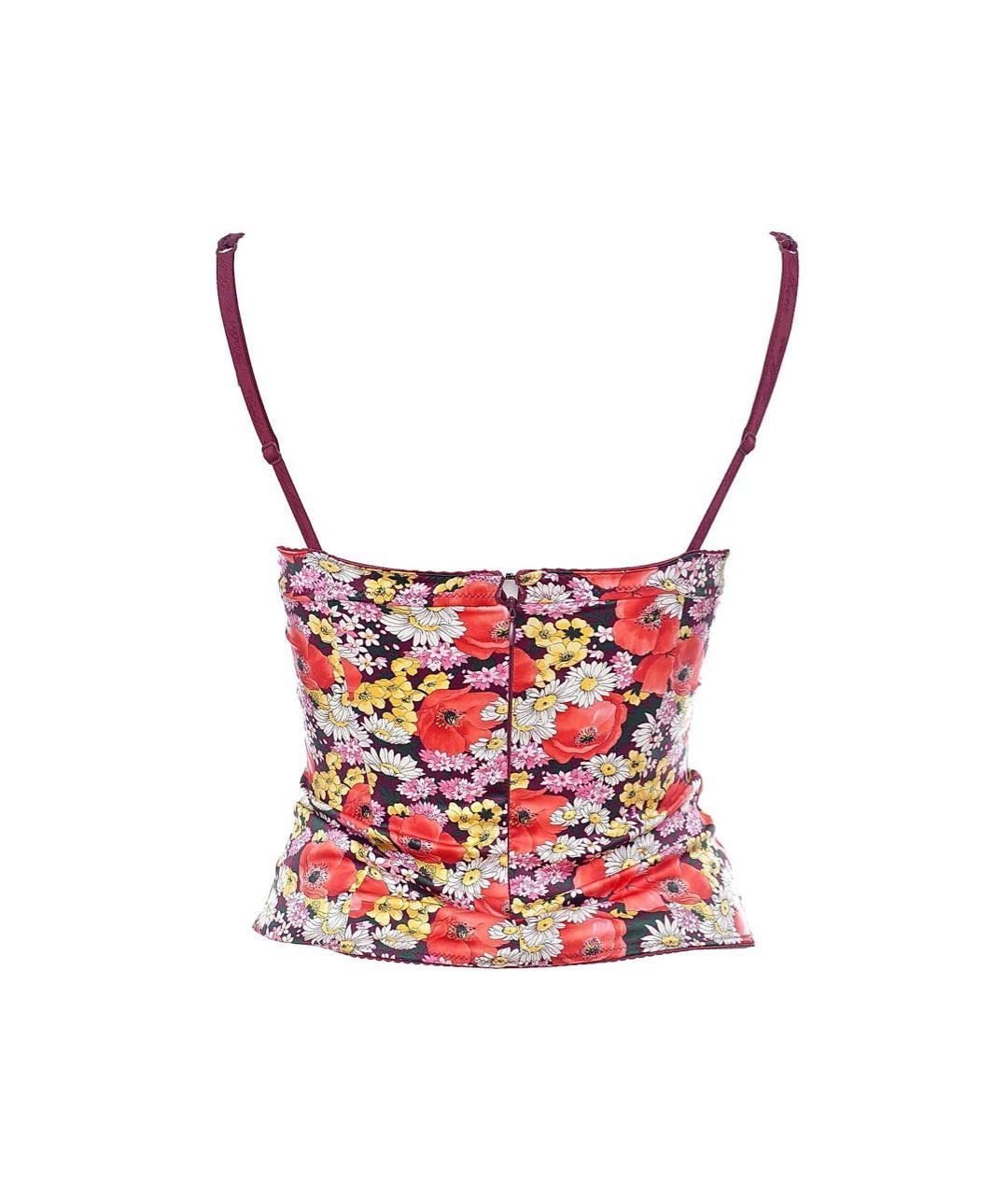 DOLCE&GABBANA Мульти полиэстеровая майка, фото 2