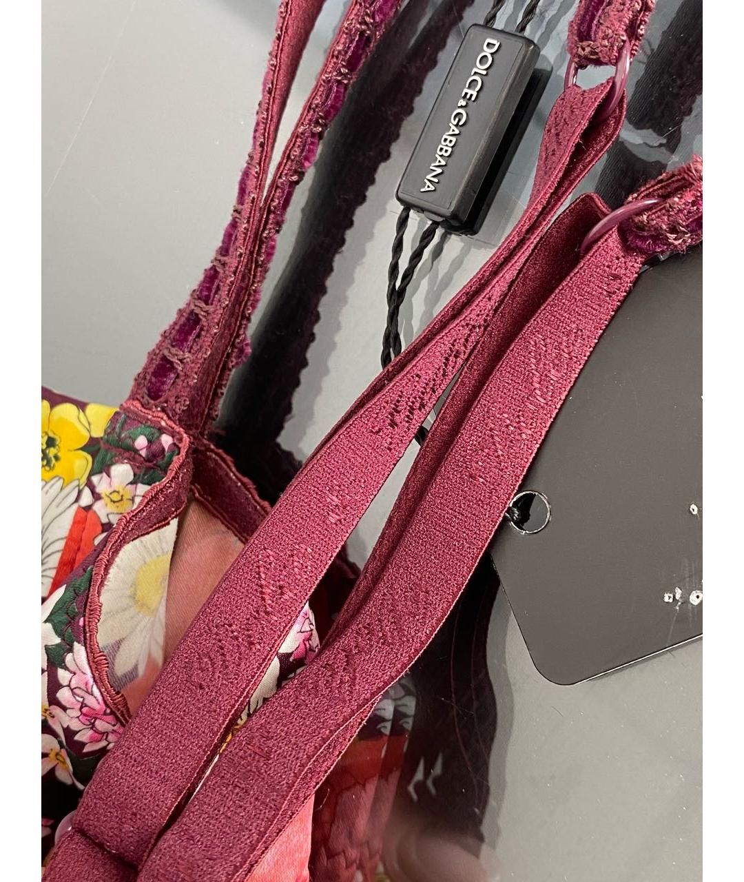 DOLCE&GABBANA Мульти полиэстеровая майка, фото 8