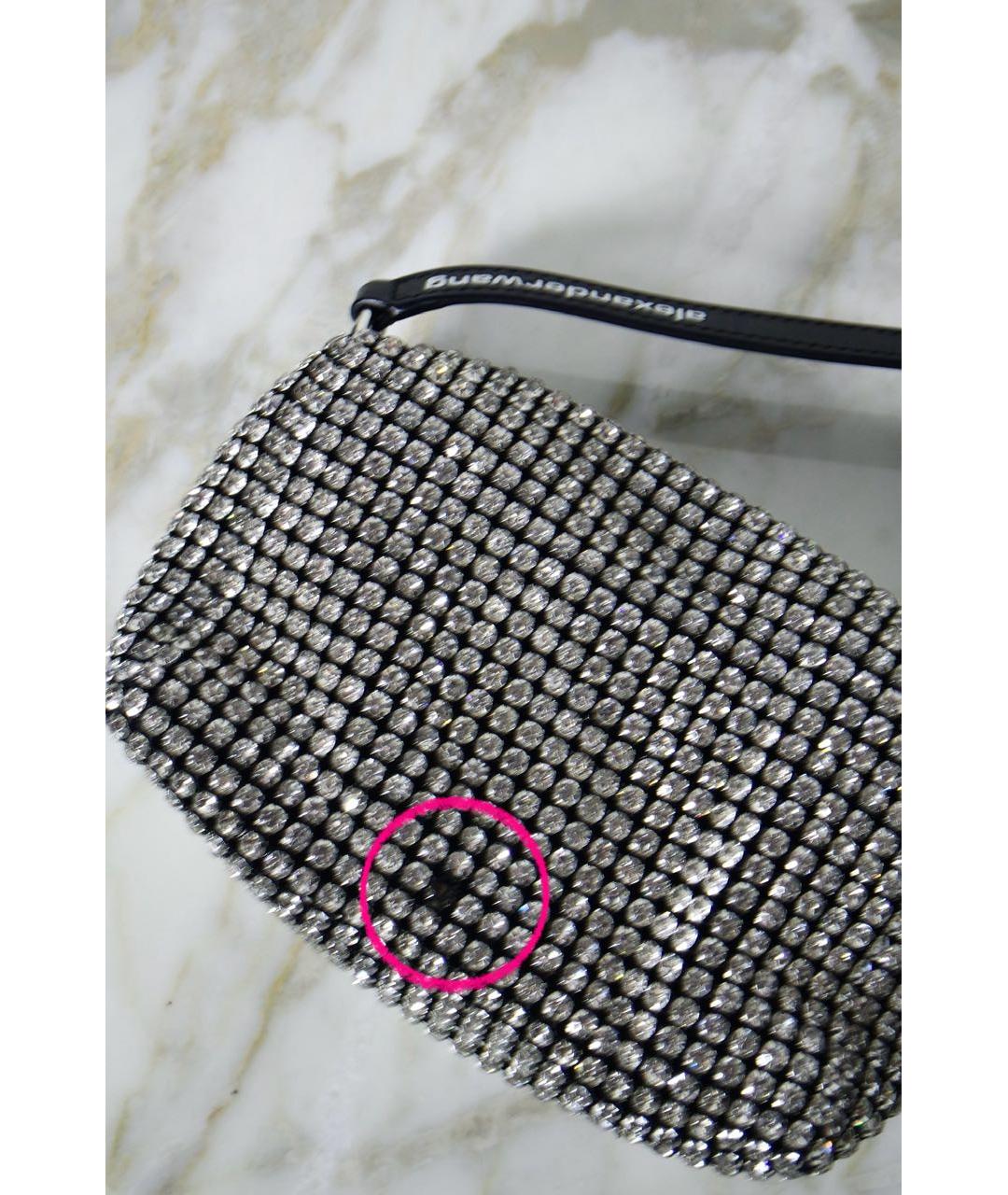 ALEXANDER WANG Черная тканевая сумка с короткими ручками, фото 7