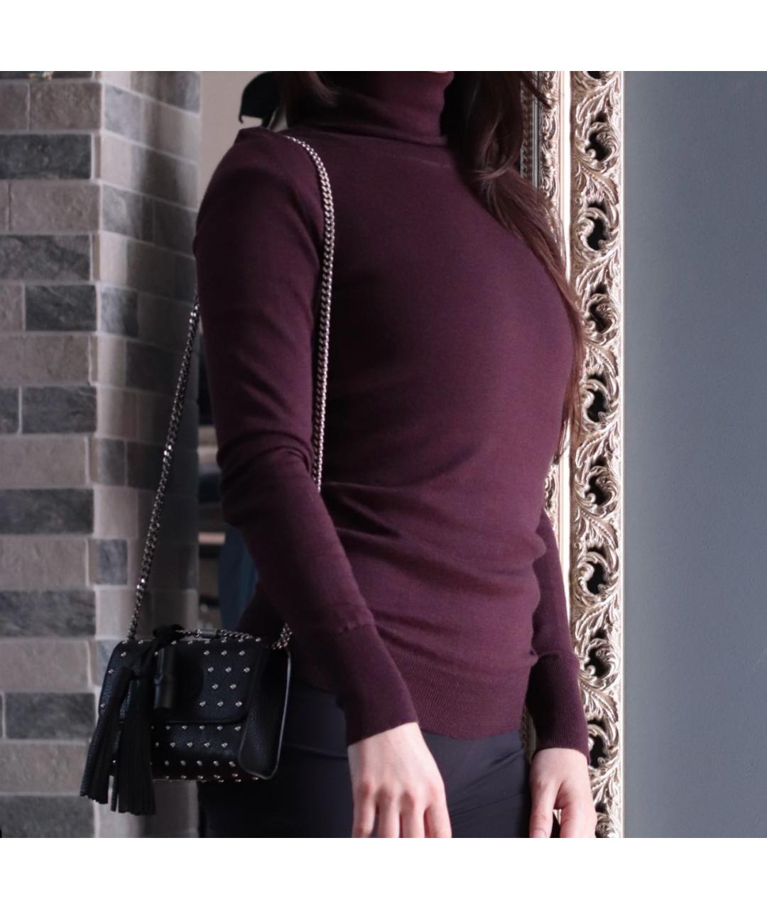 DOLCE&GABBANA Бордовая водолазка, фото 7