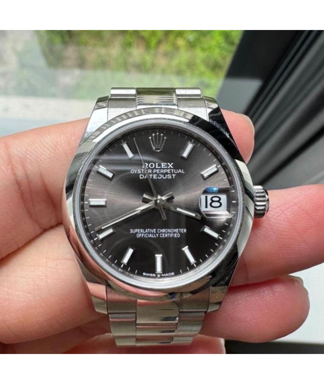 ROLEX Серебряные часы, фото 6