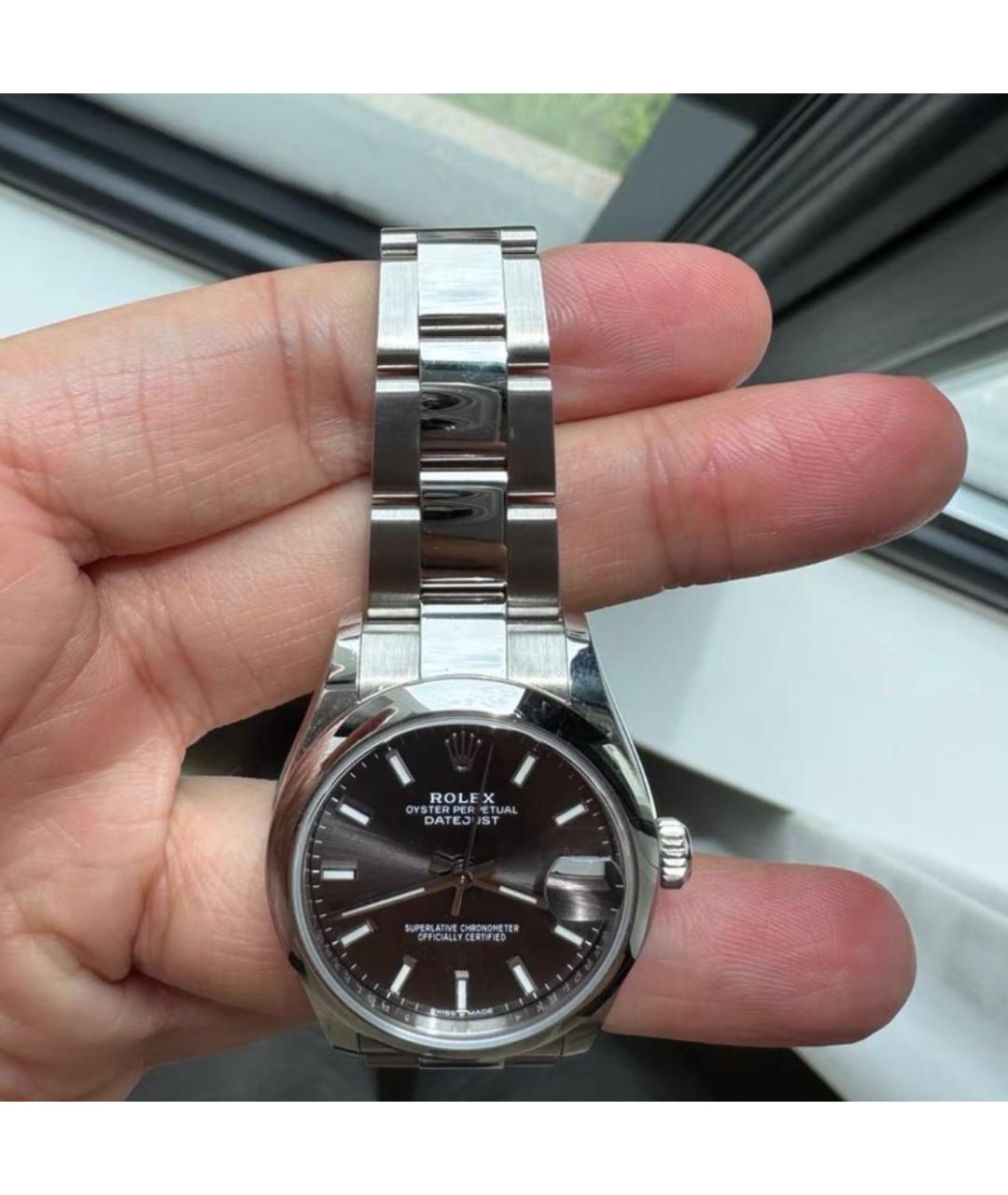 ROLEX Серебряные часы, фото 2