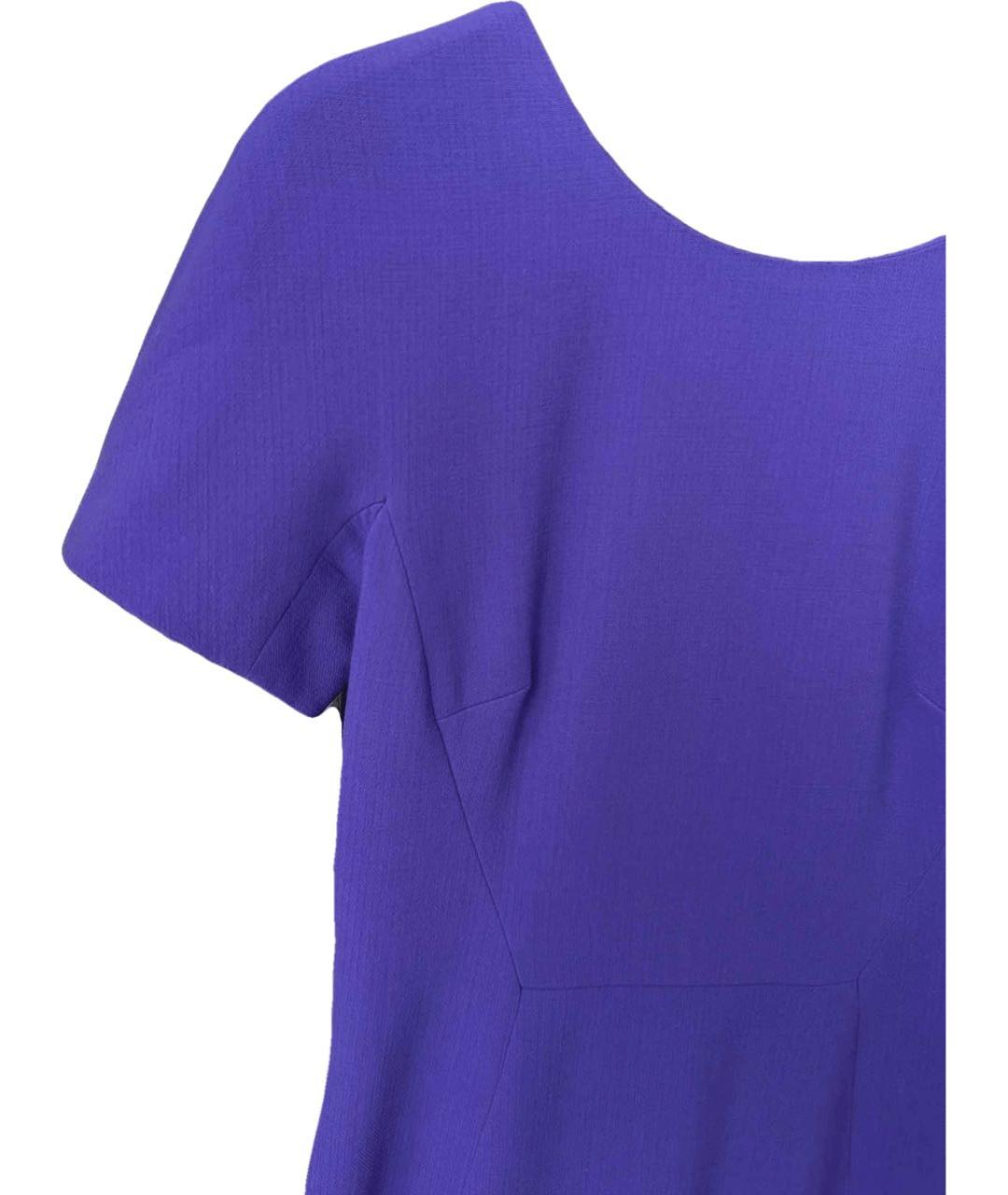 EMILIO PUCCI Фиолетовое шерстяное коктейльное платье, фото 3