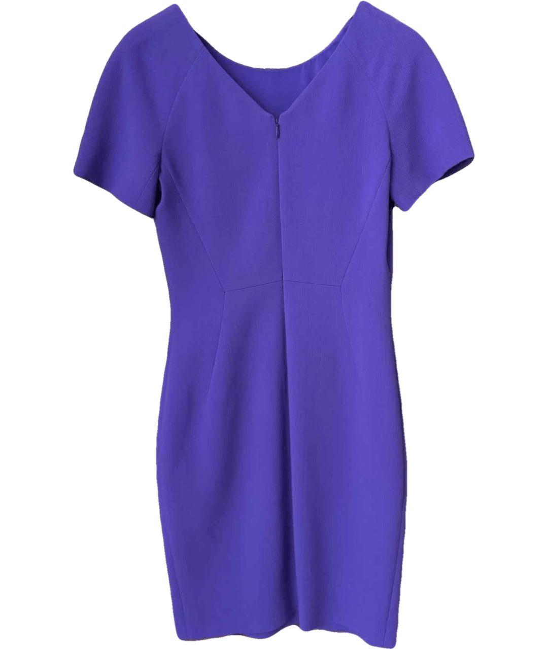 EMILIO PUCCI Фиолетовое шерстяное коктейльное платье, фото 2