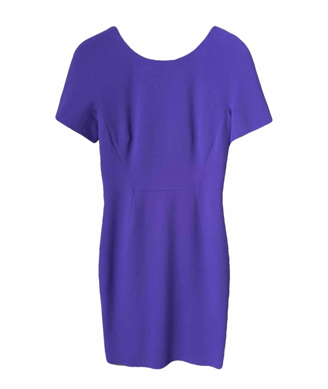 EMILIO PUCCI Фиолетовое шерстяное коктейльное платье, фото 1