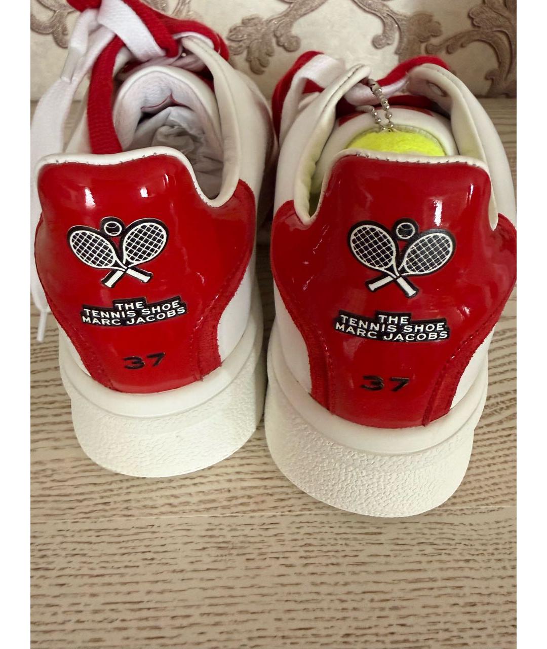 MARC JACOBS Белые кожаные кеды, фото 3