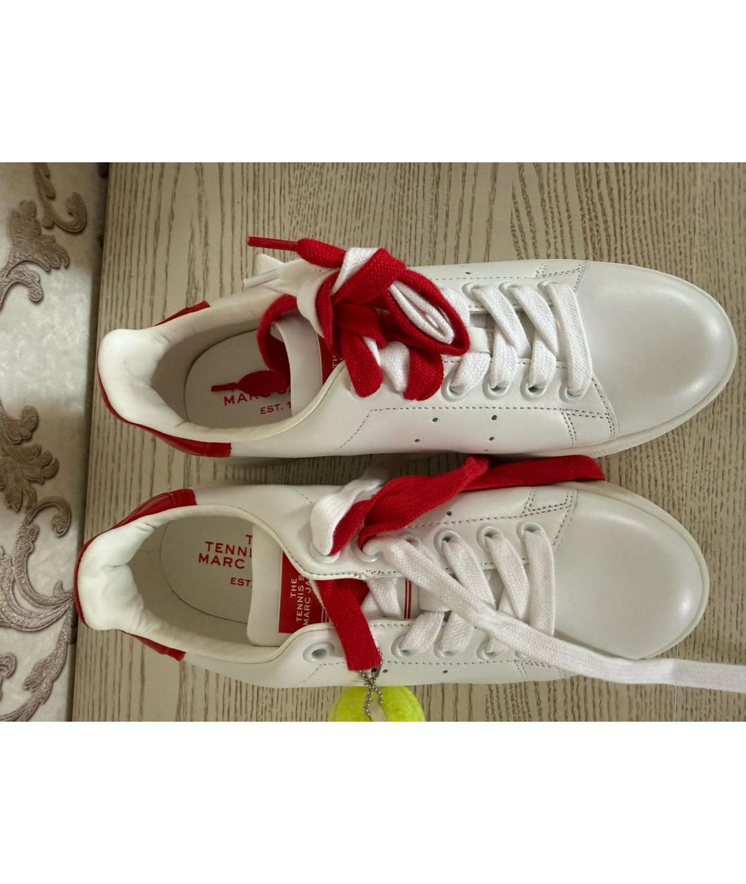 MARC JACOBS Белые кожаные кеды, фото 2