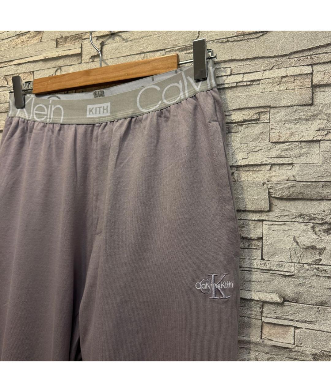 KITH Розовые хлопковые повседневные брюки, фото 4