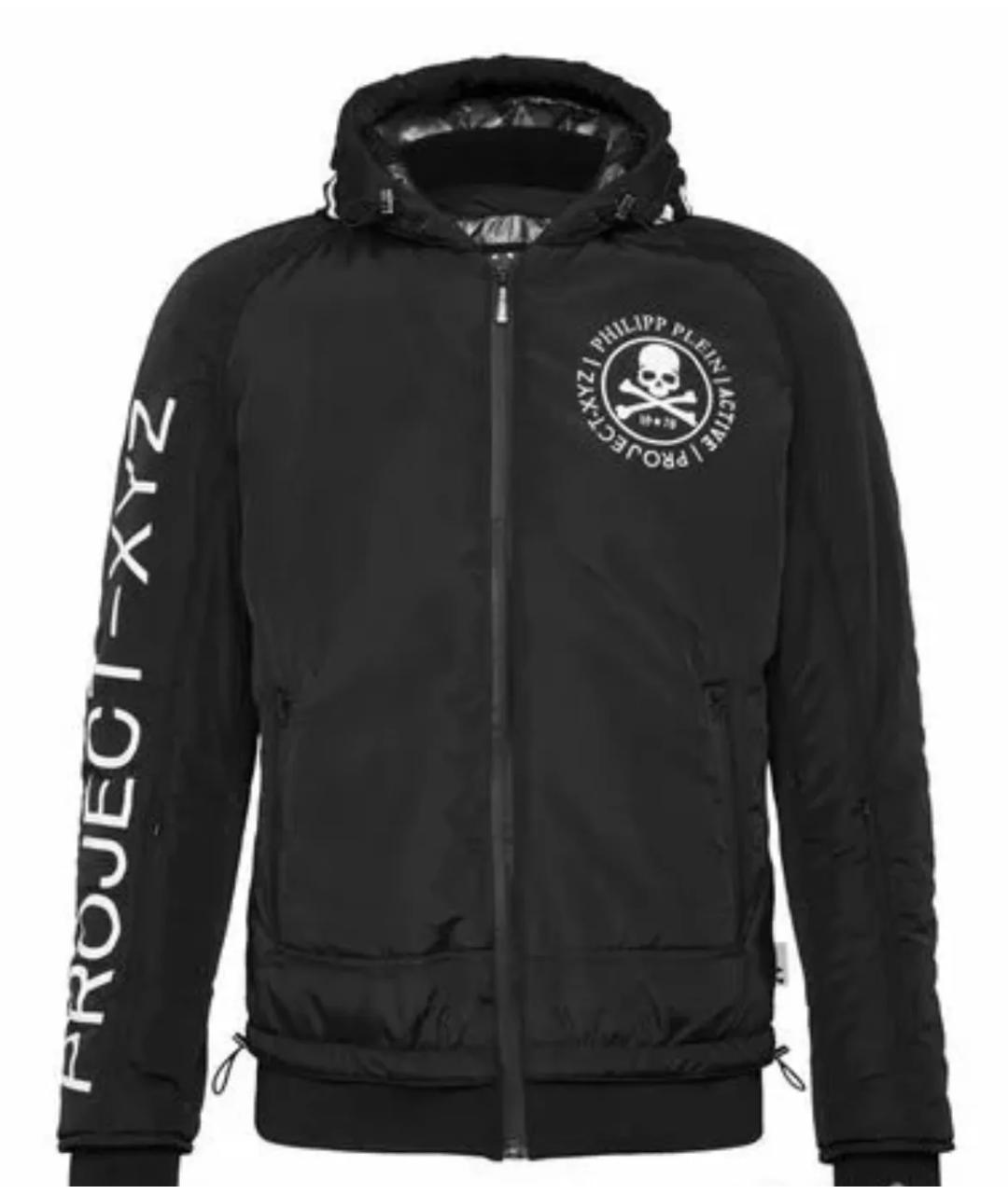 PHILIPP PLEIN Черная полиамидовая куртка, фото 9