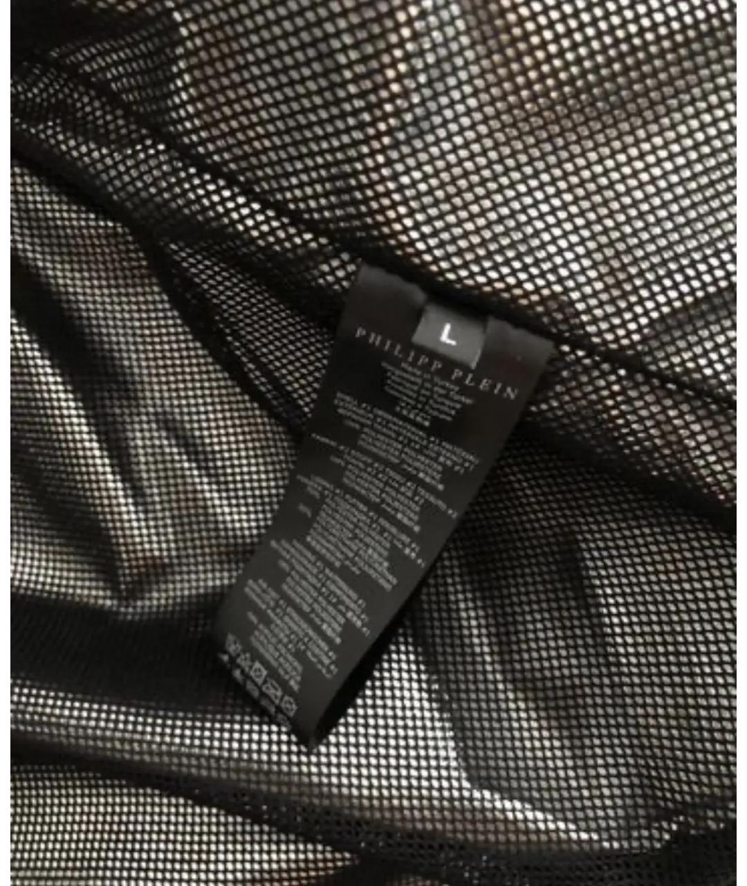 PHILIPP PLEIN Черная полиамидовая куртка, фото 8