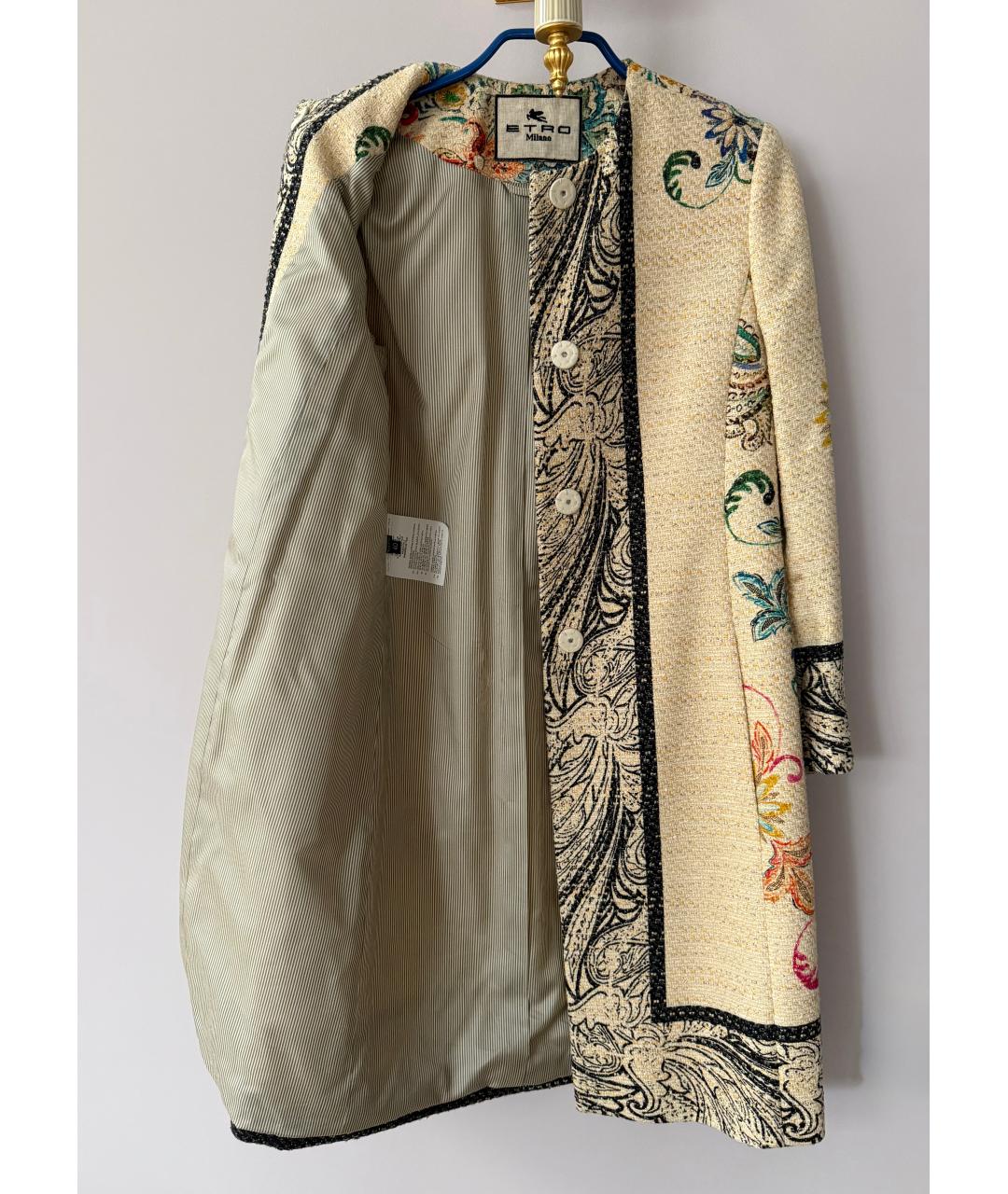 ETRO Мульти хлопковое пальто, фото 3