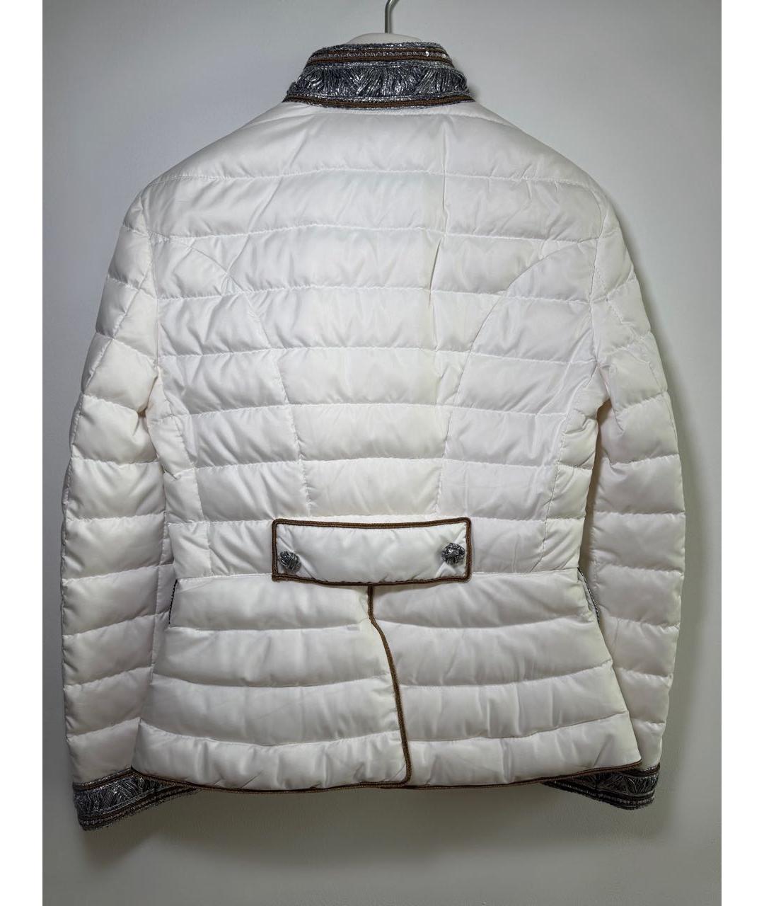 ERMANNO SCERVINO Бежевый полиамидовый пуховик, фото 2