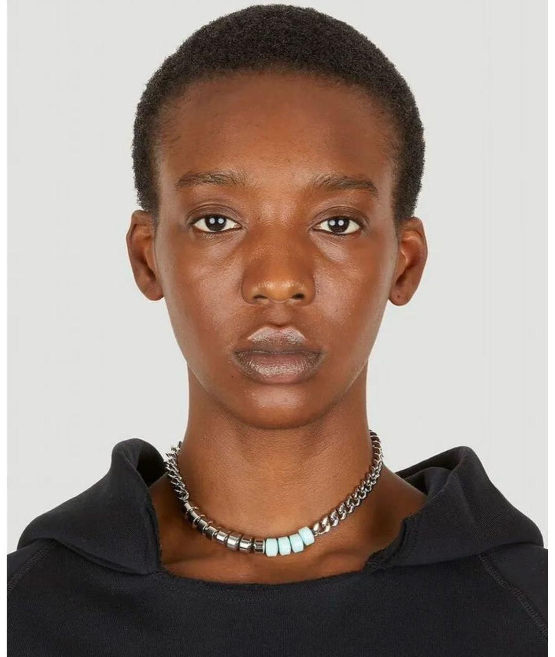 1017 ALYX 9SM Серебряное металлическое колье, фото 4