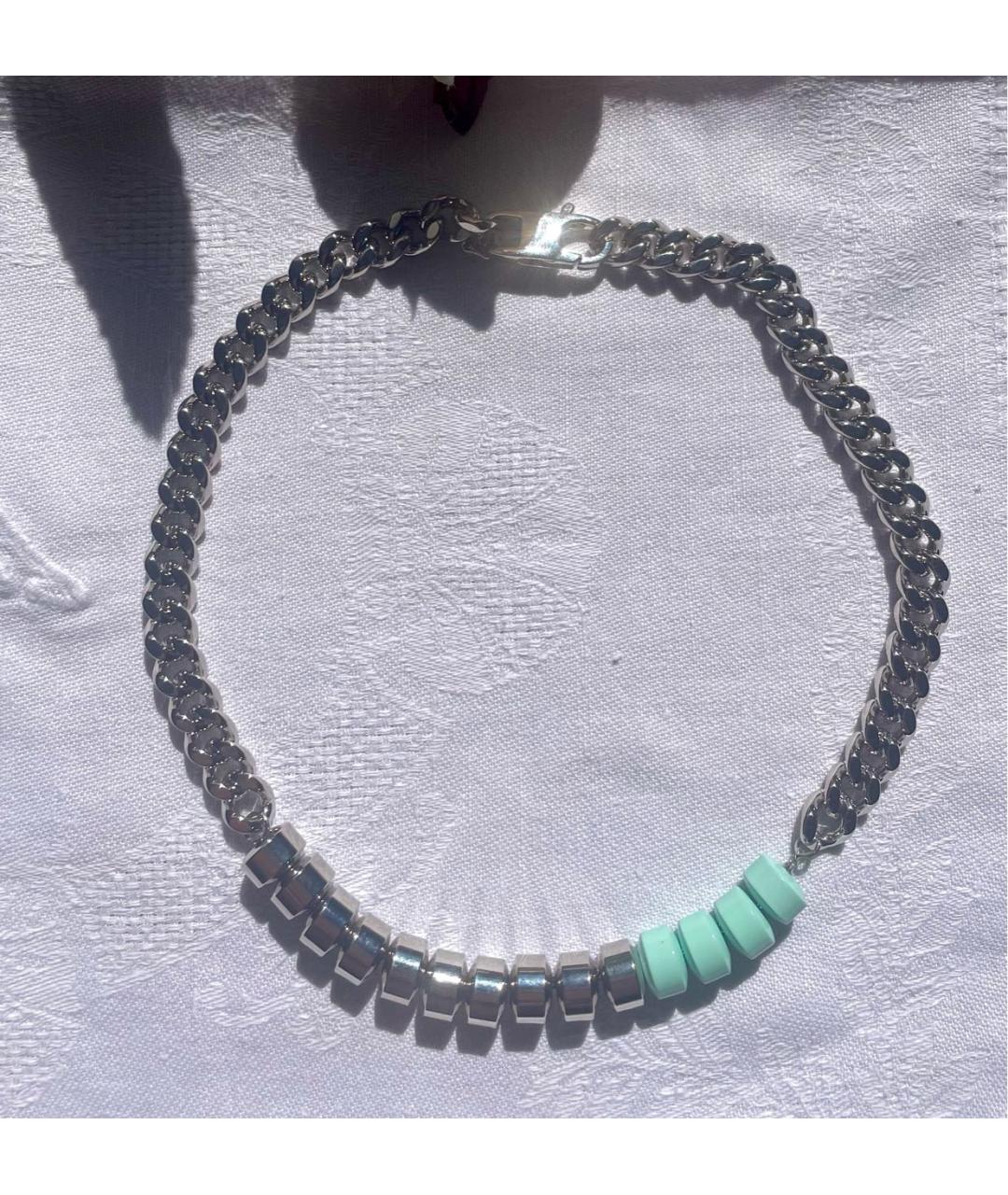 1017 ALYX 9SM Серебряное металлическое колье, фото 5