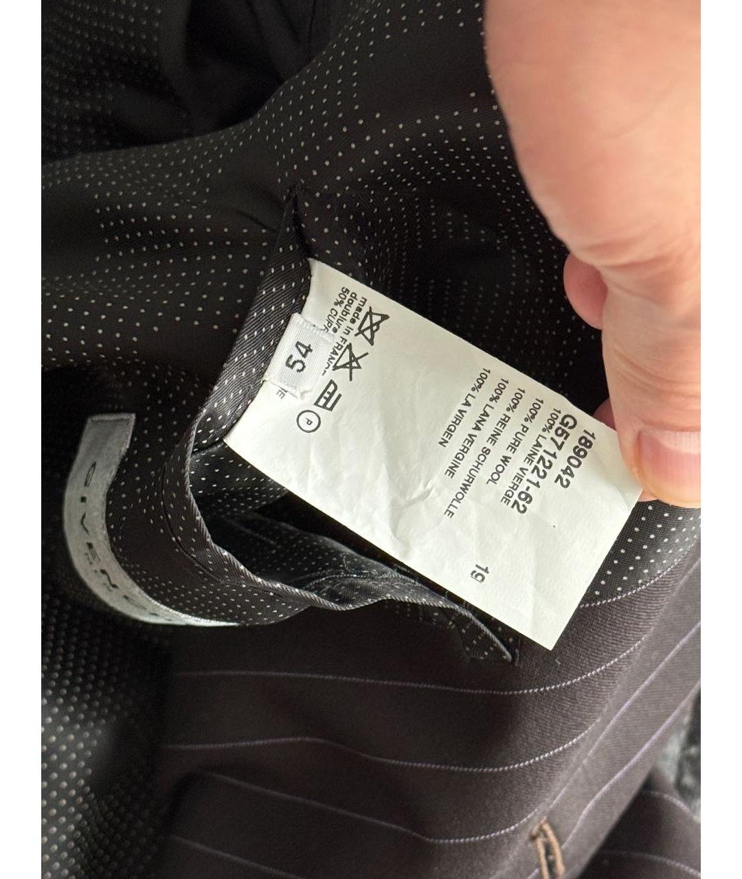 GIVENCHY Черный классический костюм, фото 6