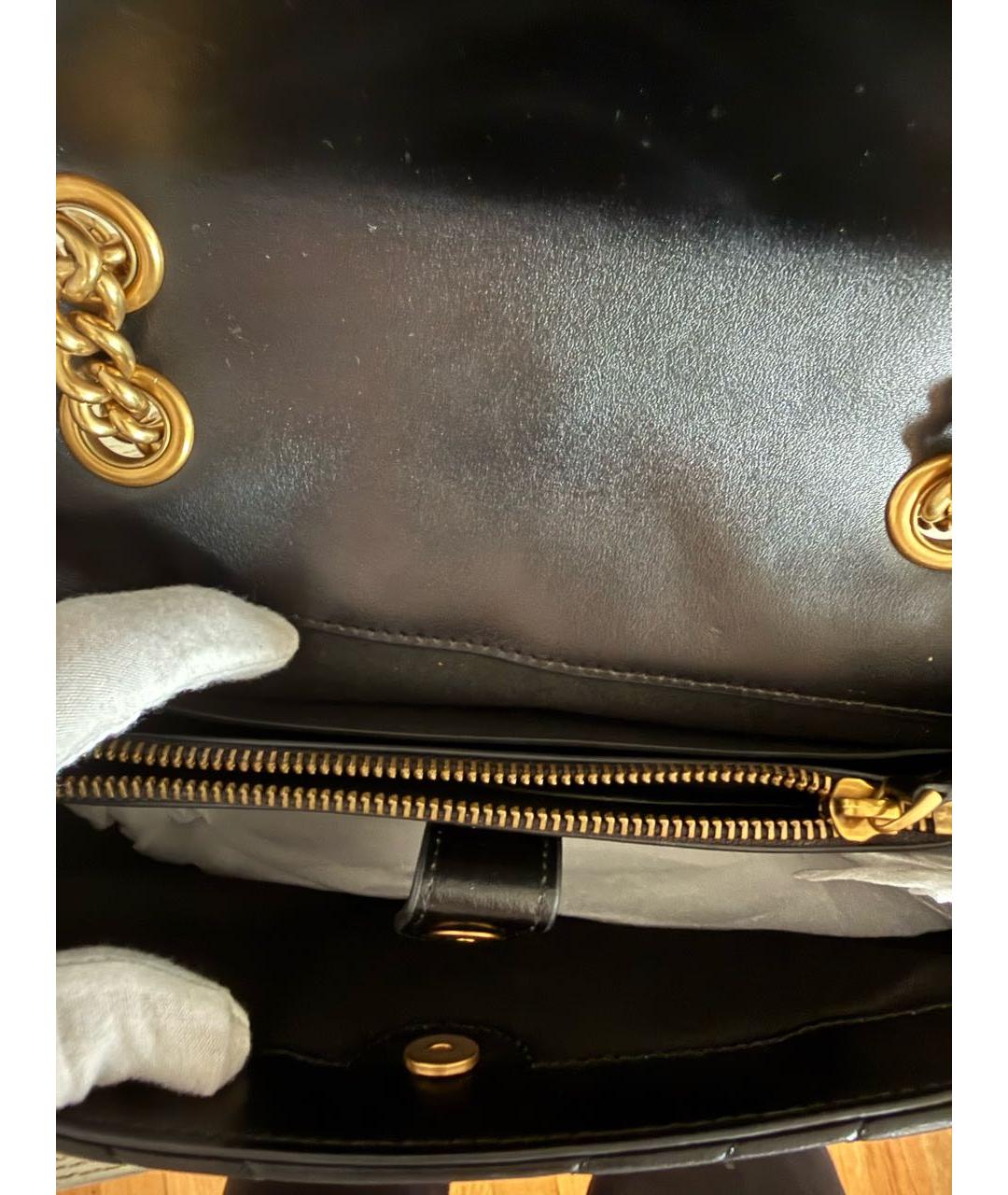 PINKO Черная кожаная сумка через плечо, фото 4