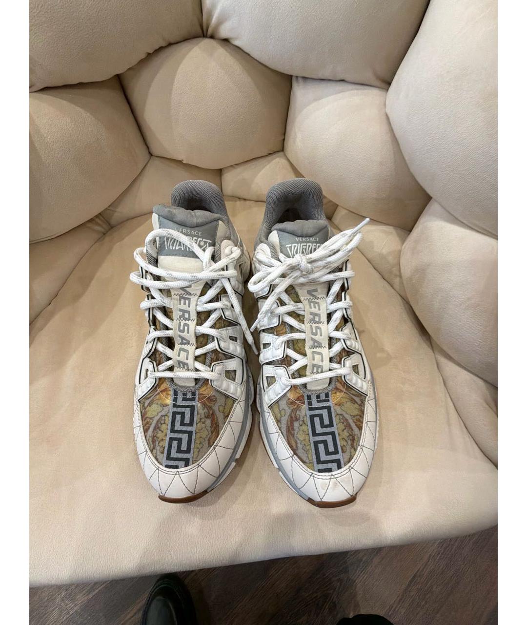 VERSACE Бежевые кроссовки, фото 2