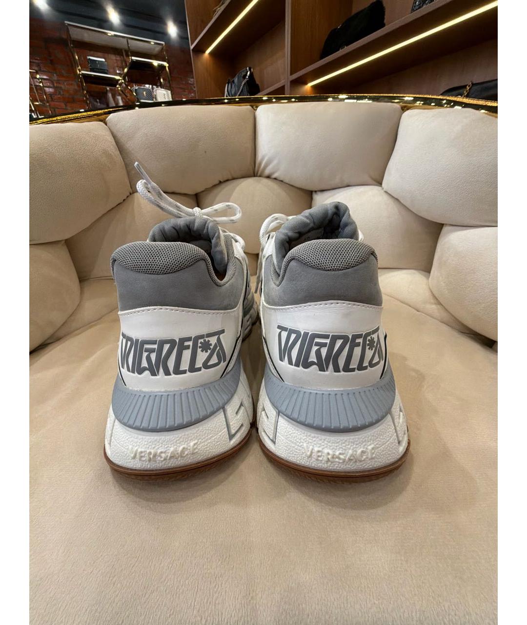 VERSACE Бежевые кроссовки, фото 4