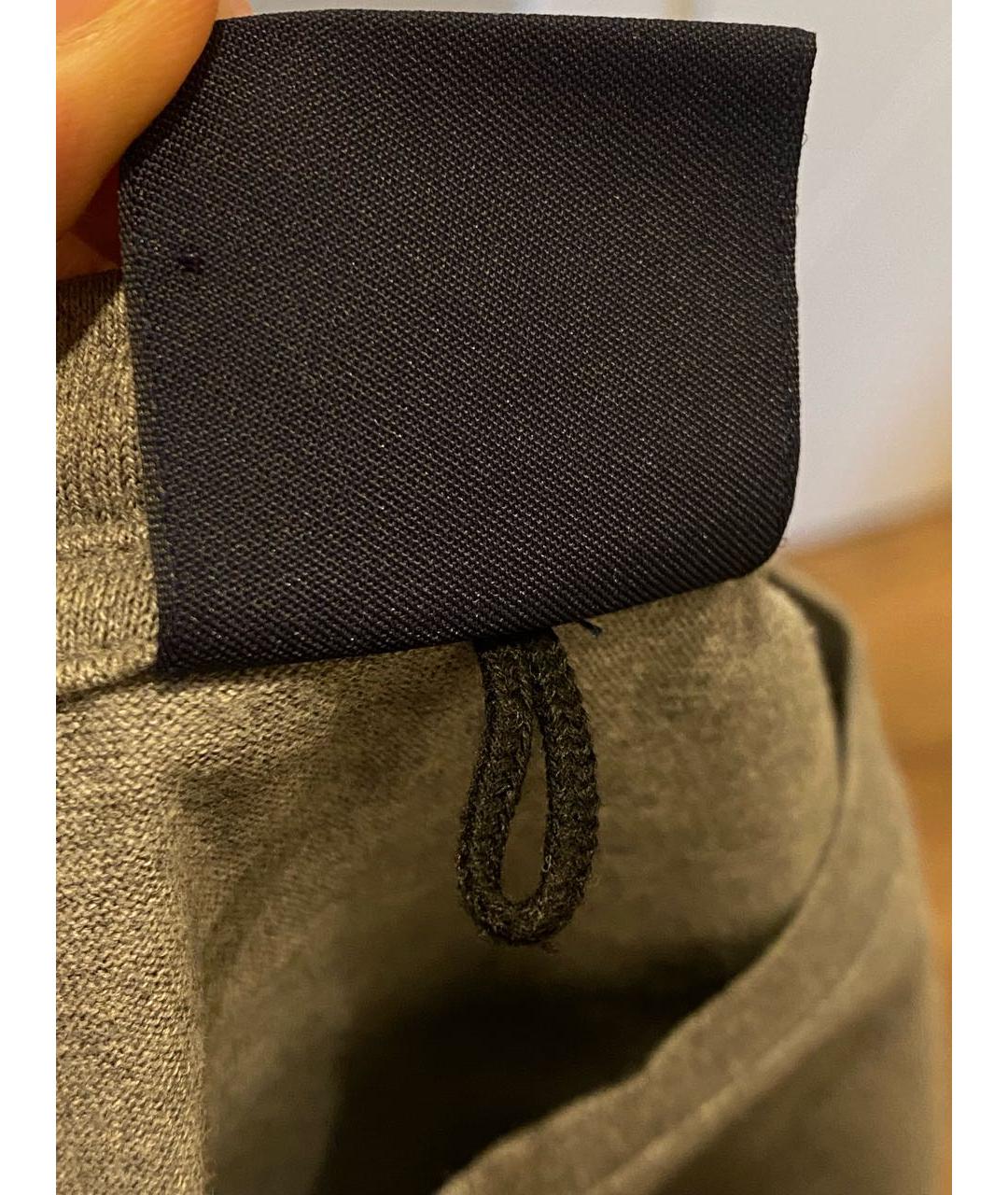 PAUL & SHARK Серая хлопковая футболка, фото 6