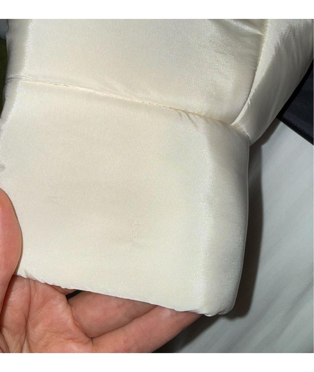 PRADA Бежевый полиамидовый пуховик, фото 8