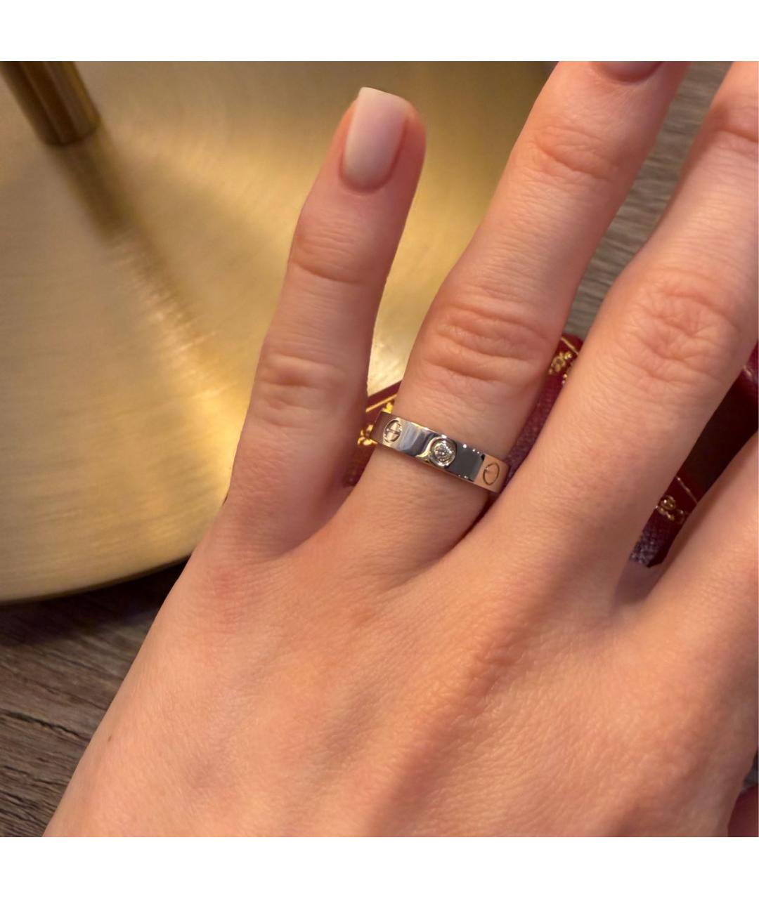 CARTIER Белое кольцо из белого золота, фото 5