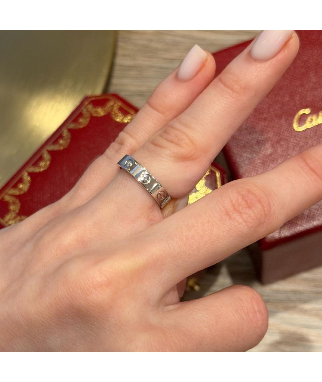 CARTIER Белое кольцо из белого золота, фото 8