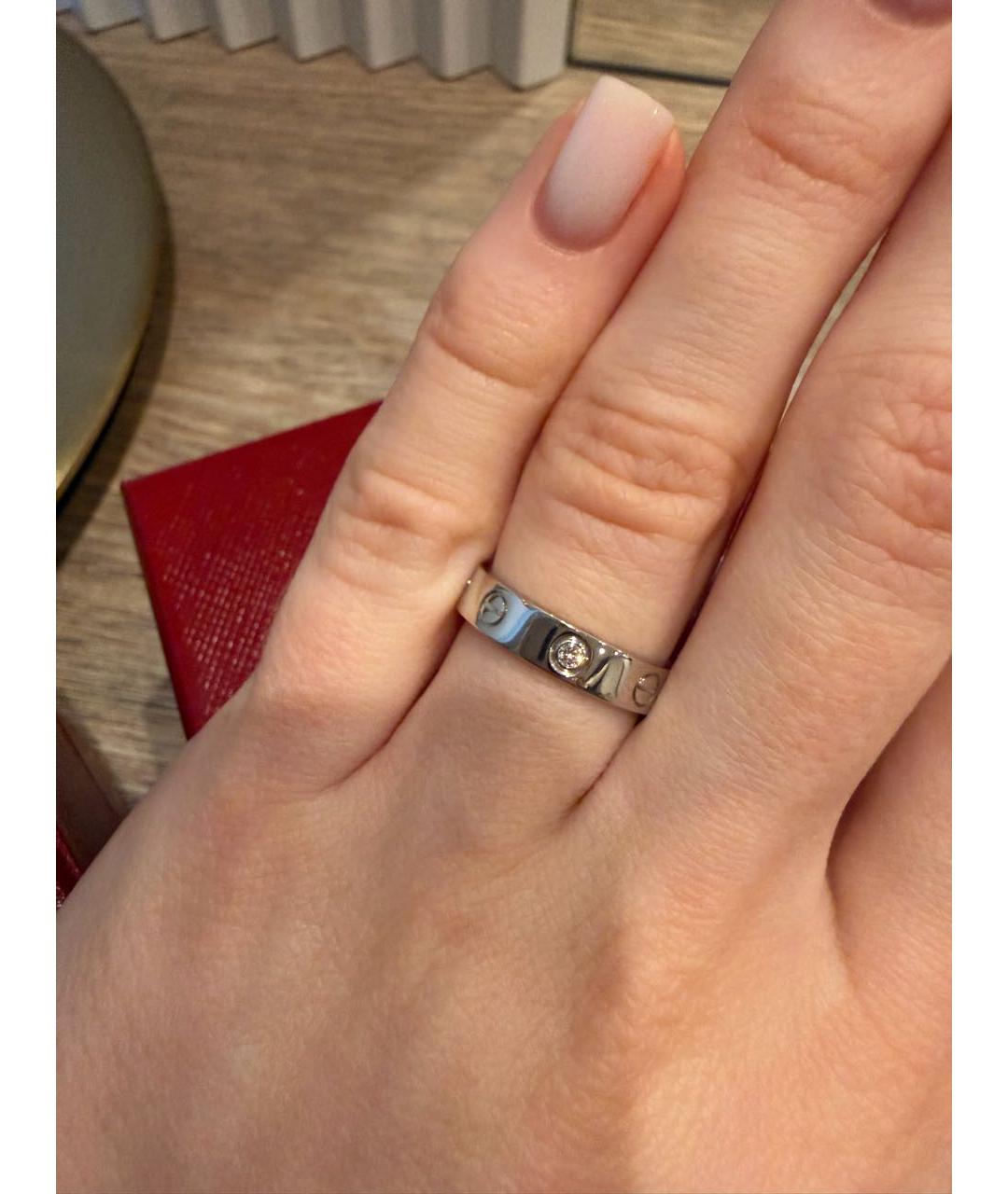 CARTIER Белое кольцо из белого золота, фото 7