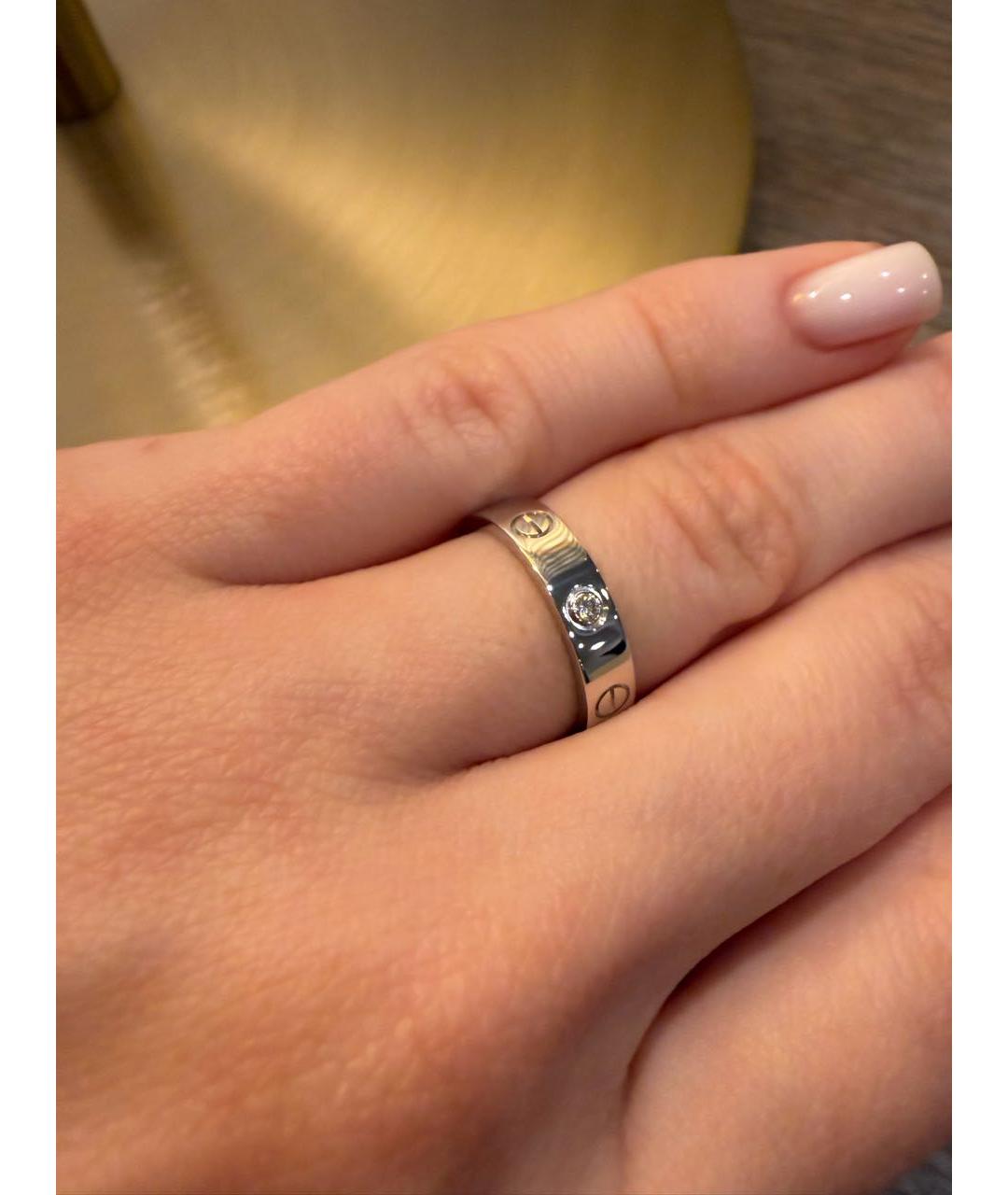 CARTIER Белое кольцо из белого золота, фото 6