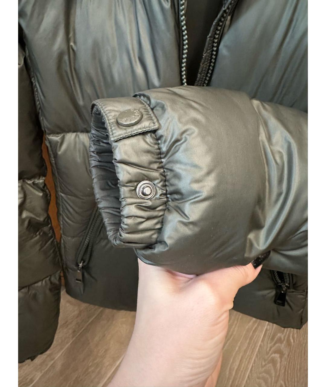 MONCLER Хаки куртка, фото 4