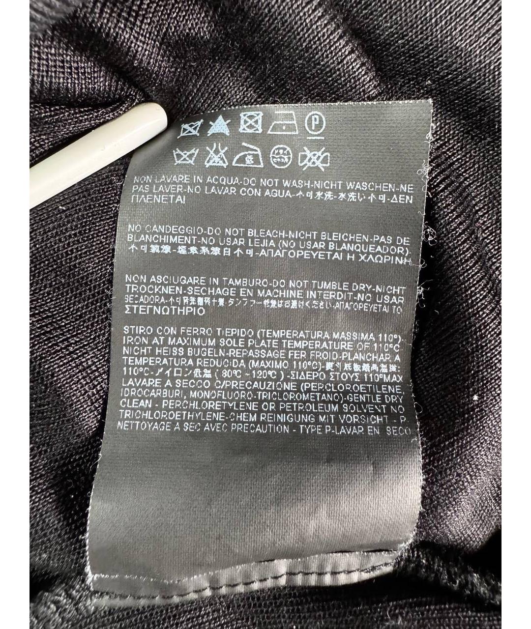 SAINT LAURENT Черная хлопковая футболка, фото 7