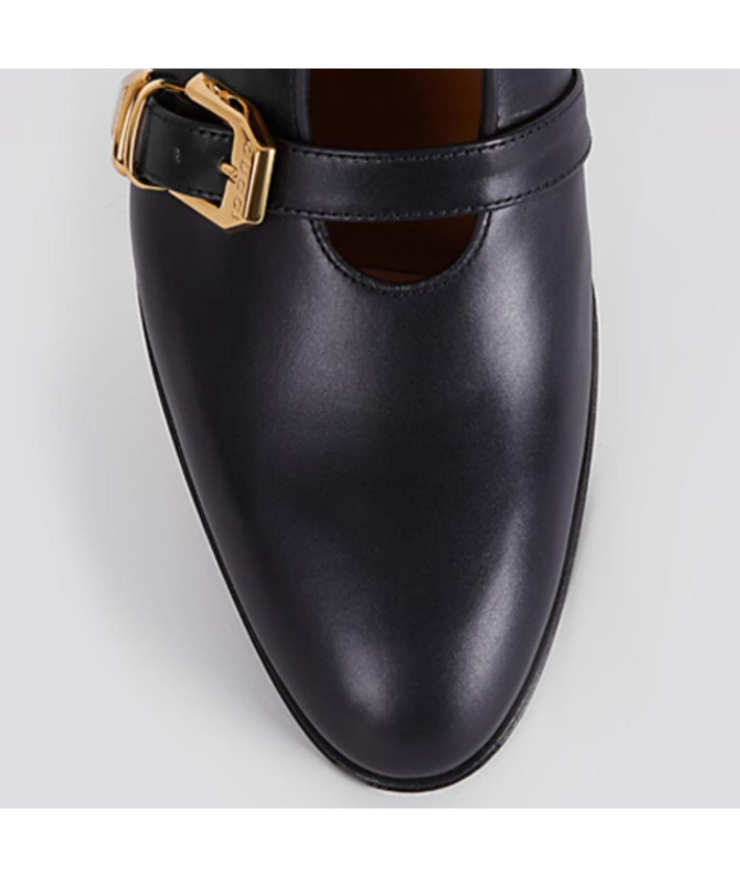 GUCCI Черные кожаные ботильоны, фото 5