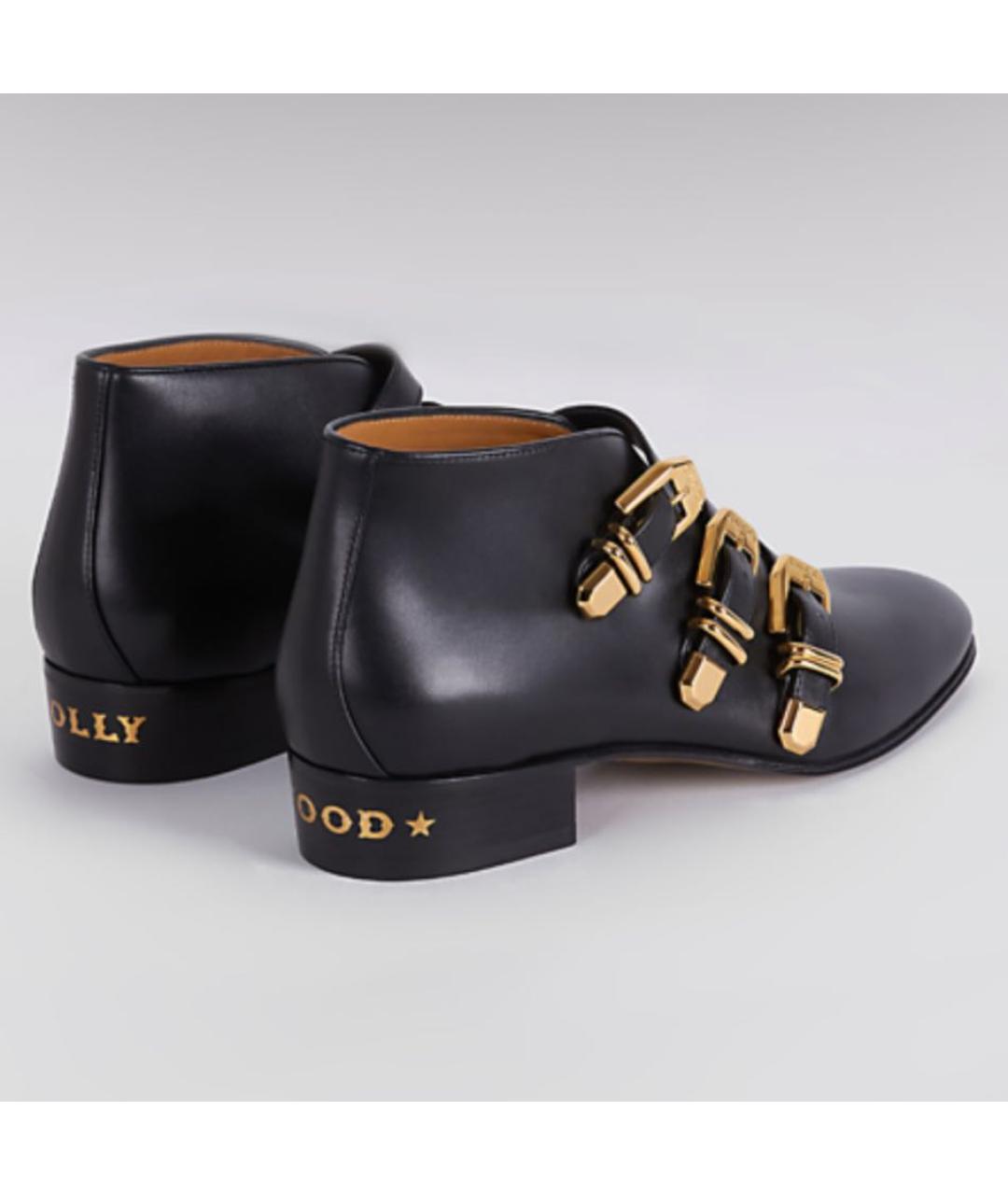 GUCCI Черные кожаные ботильоны, фото 3