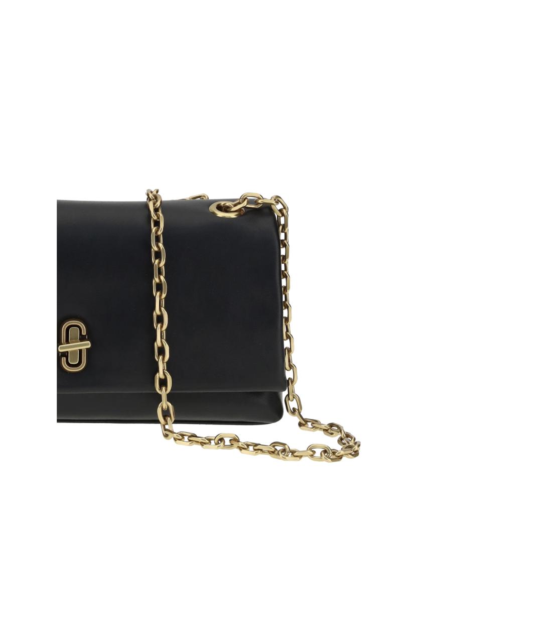 MARC JACOBS Черная кожаная сумка через плечо, фото 4