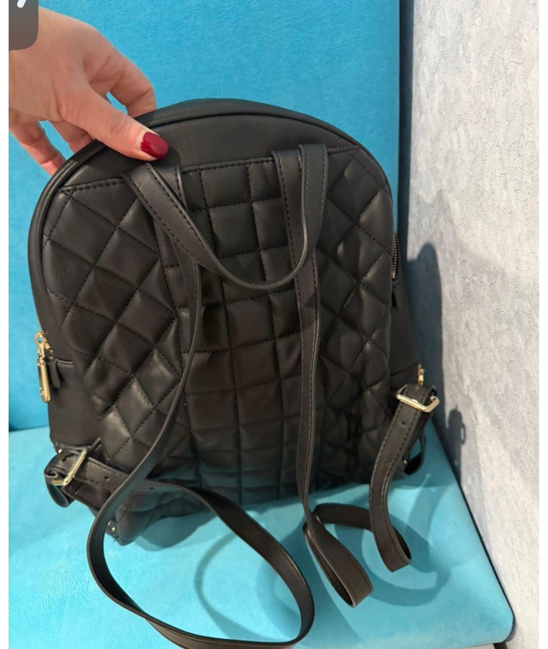 ERMANNO SCERVINO Черный кожаный рюкзак, фото 3