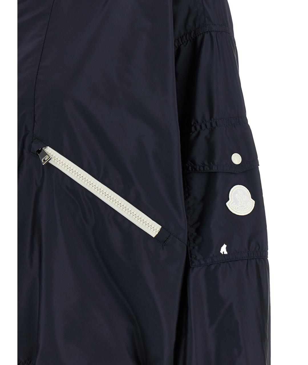 MONCLER Синяя полиамидовая куртка, фото 3
