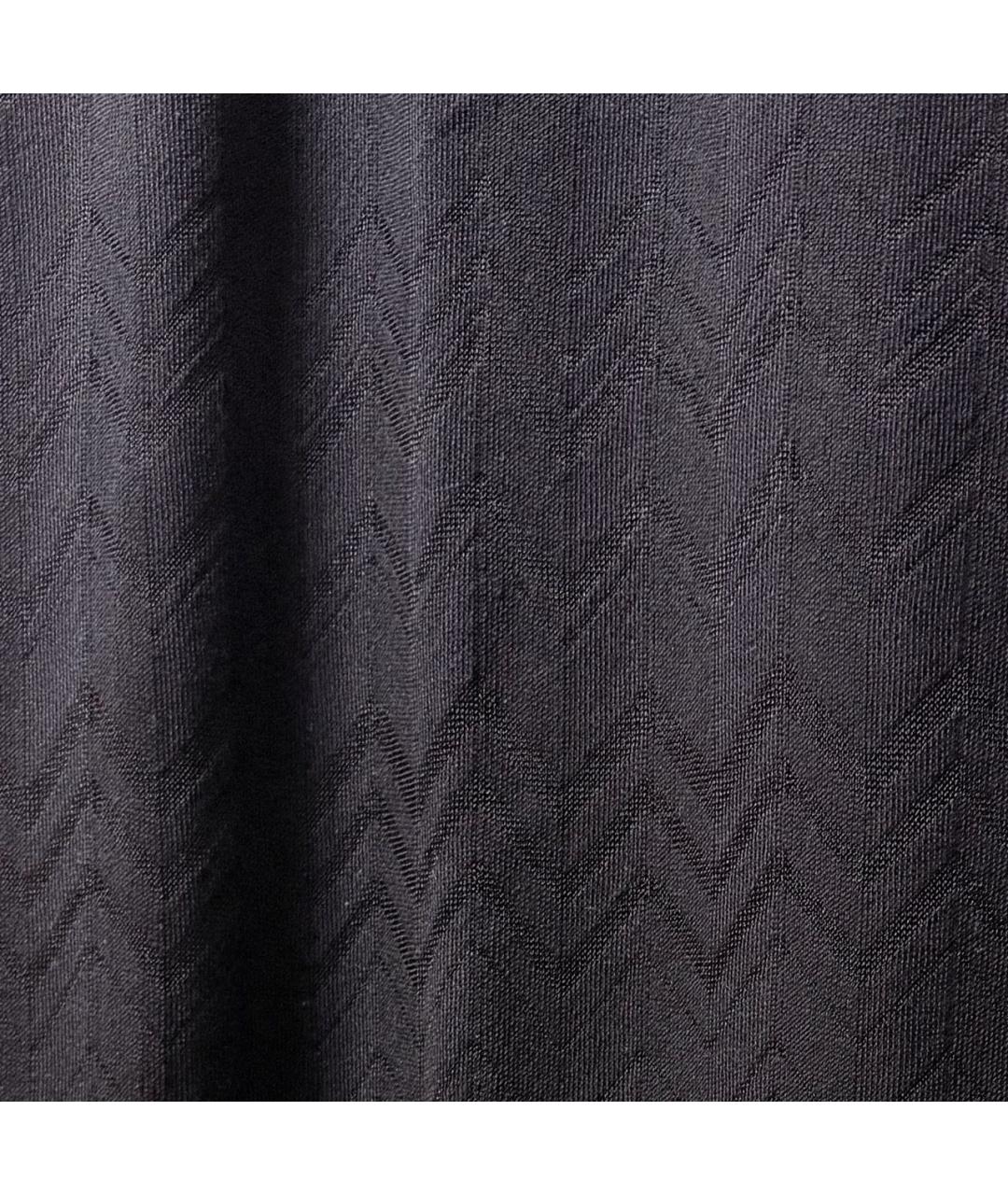 MISSONI Черное вискозное повседневное платье, фото 5