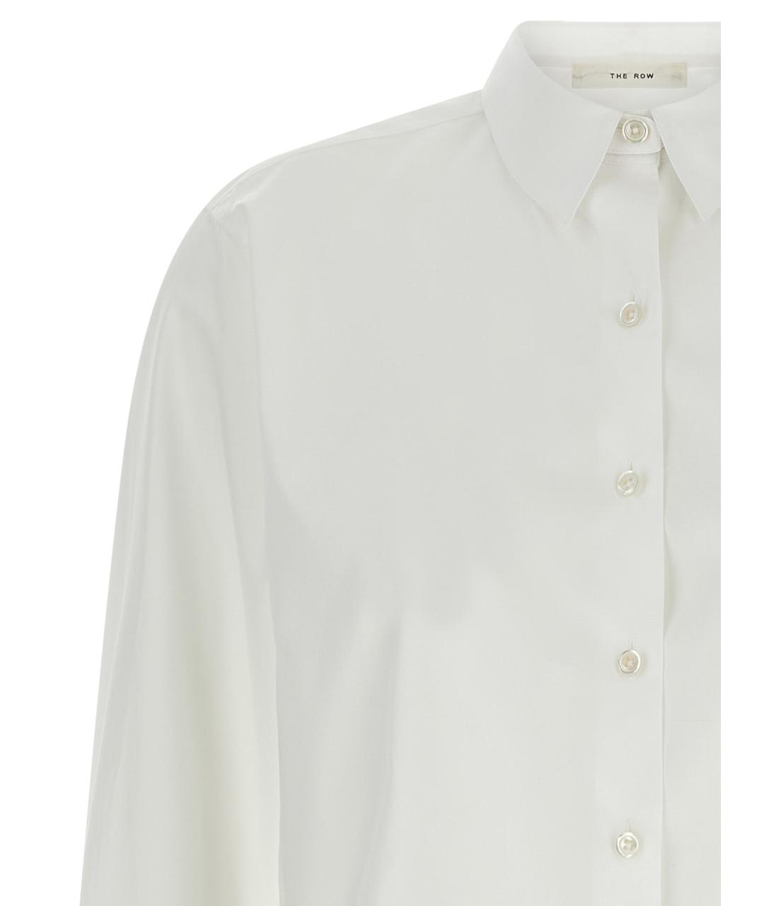 THE ROW Белая хлопковая рубашка, фото 4