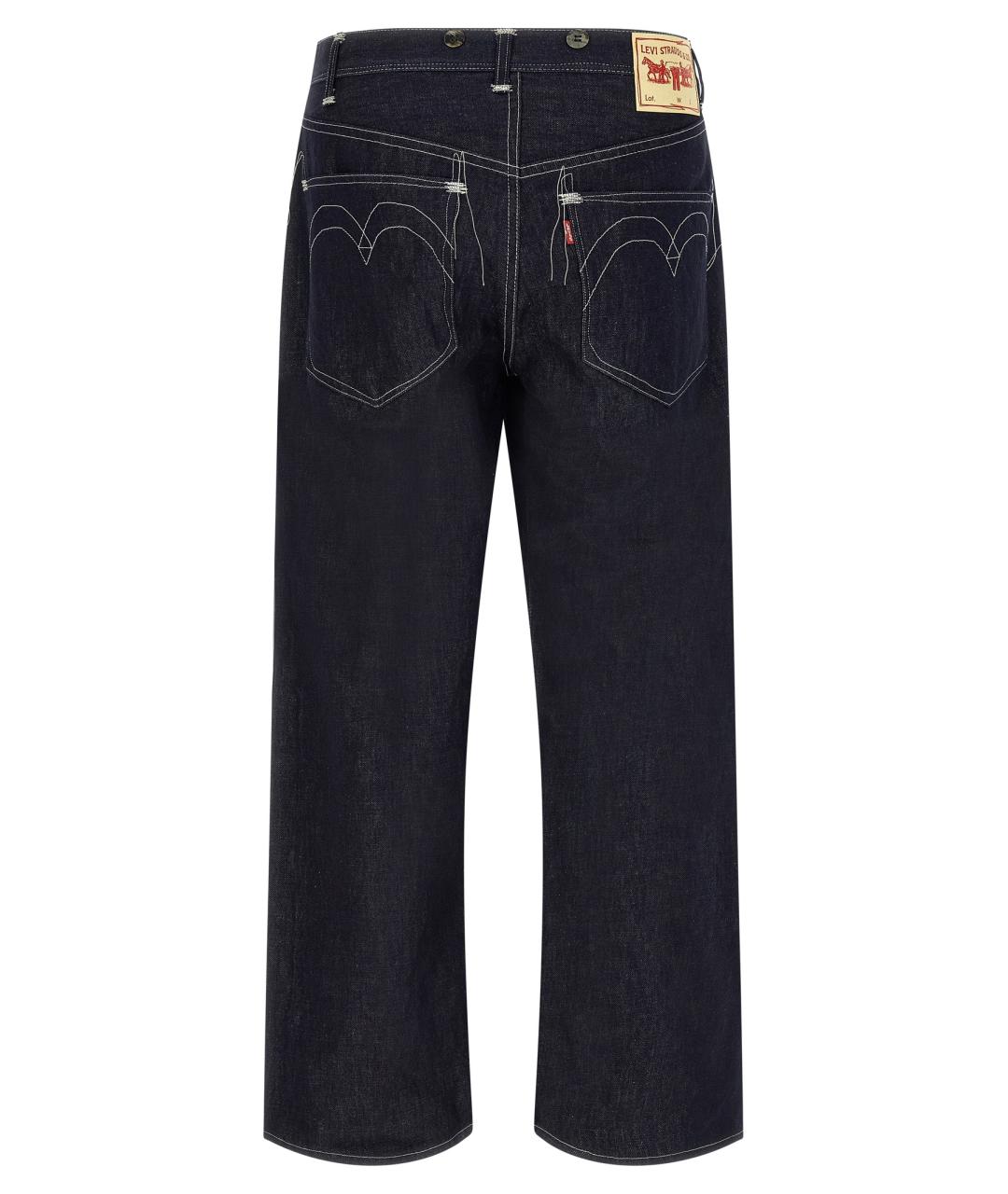 JUNYA WATANABE Синие хлопковые прямые джинсы, фото 2