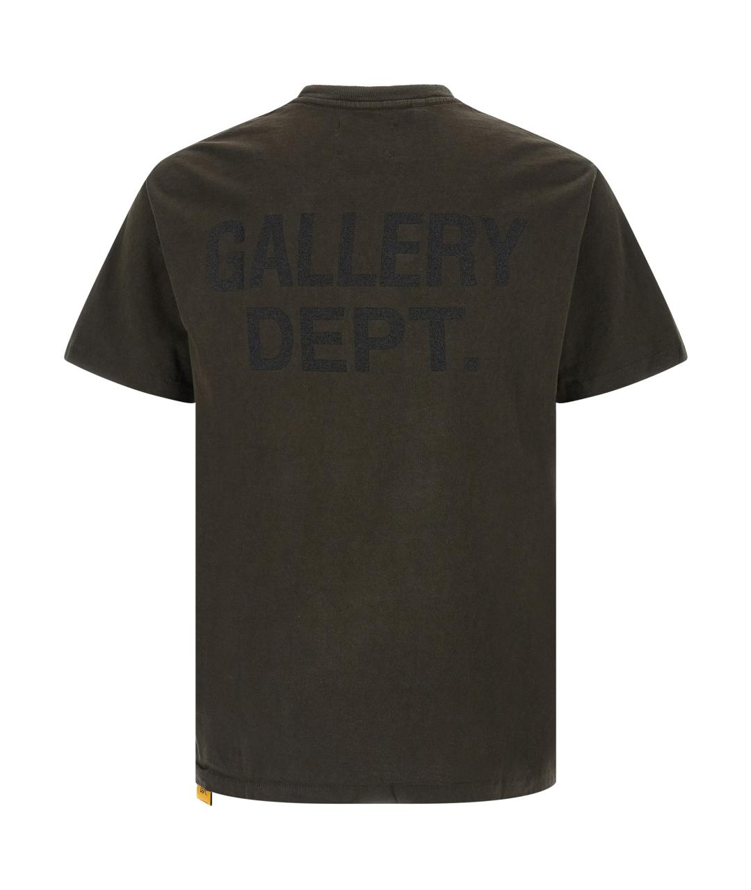 Gallery Dept Черная хлопковая футболка, фото 2