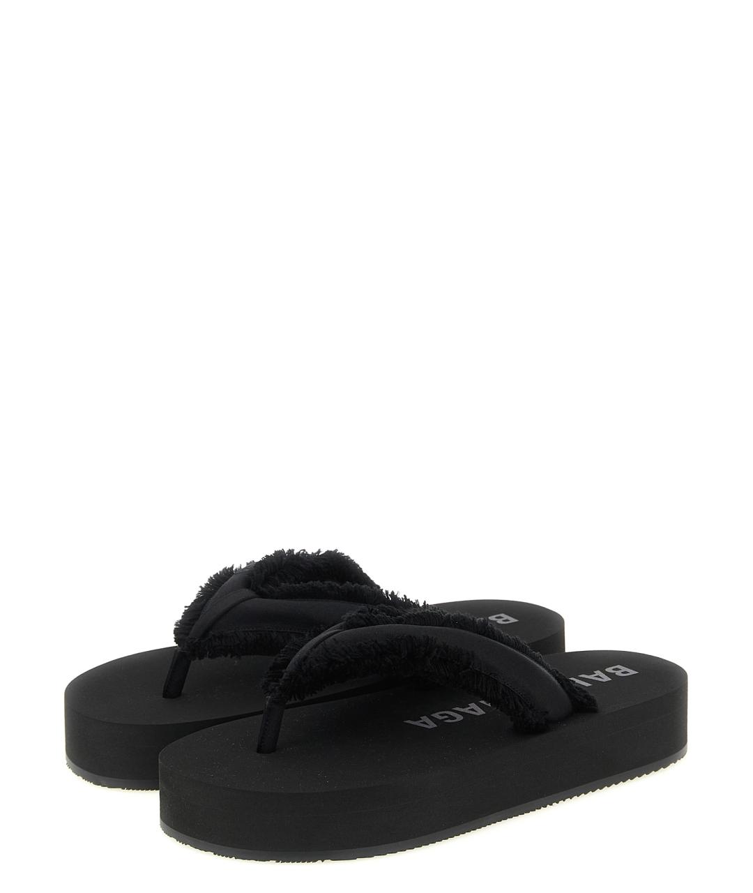 BALENCIAGA Черные шлепанцы, фото 2
