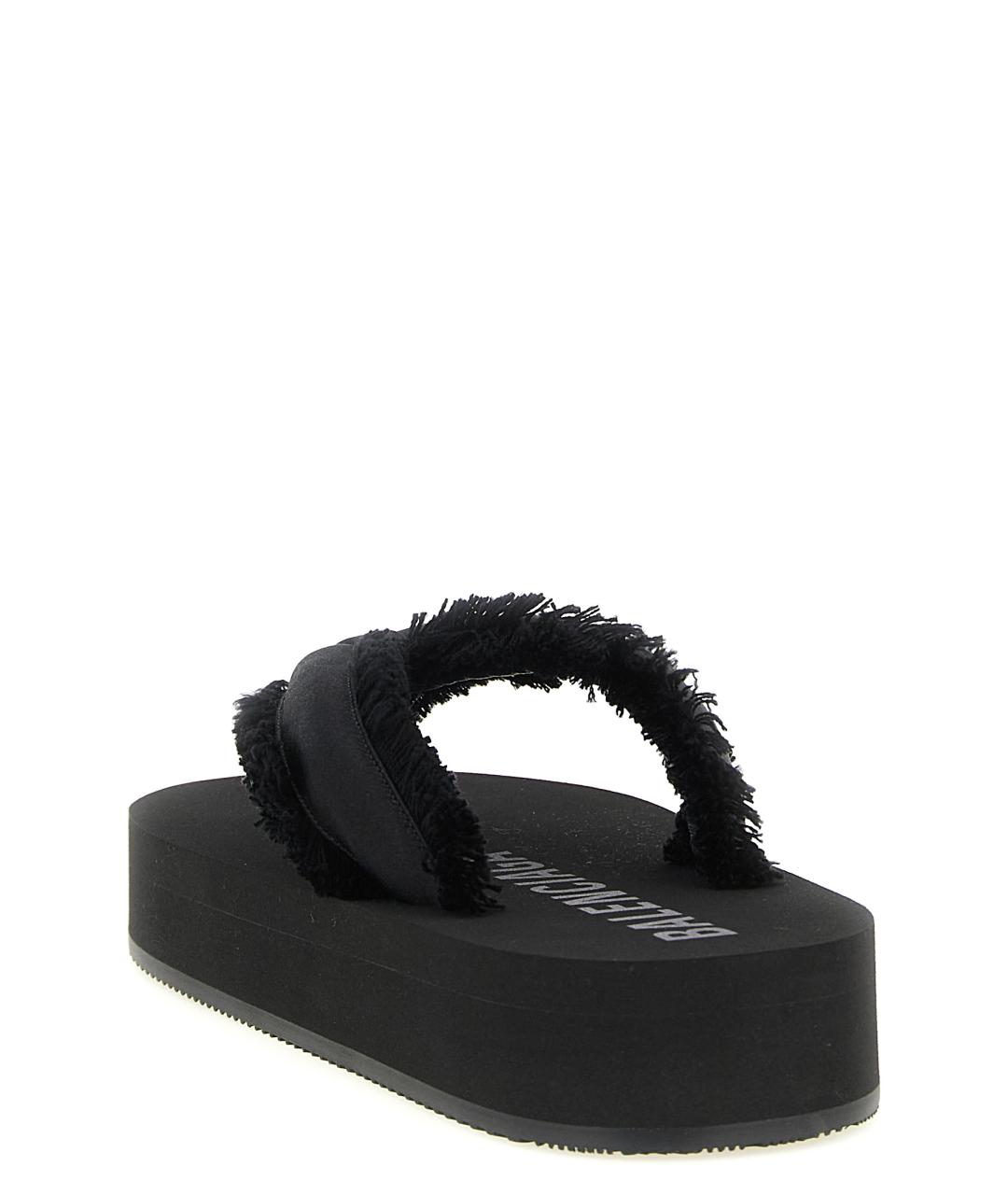 BALENCIAGA Черные шлепанцы, фото 4