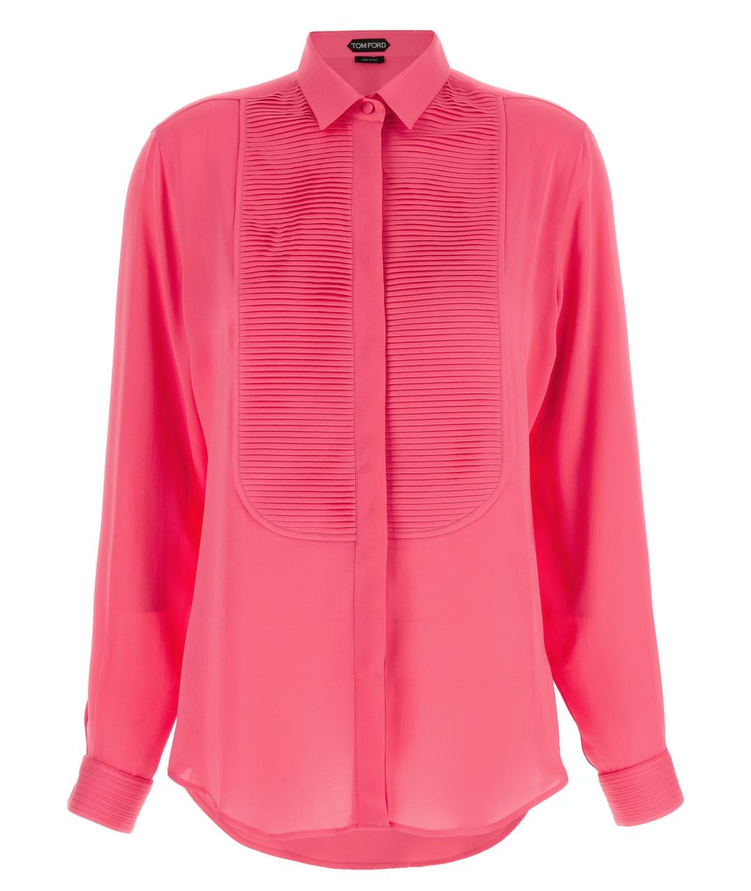 TOM FORD Фуксия шелковая блузы, фото 1